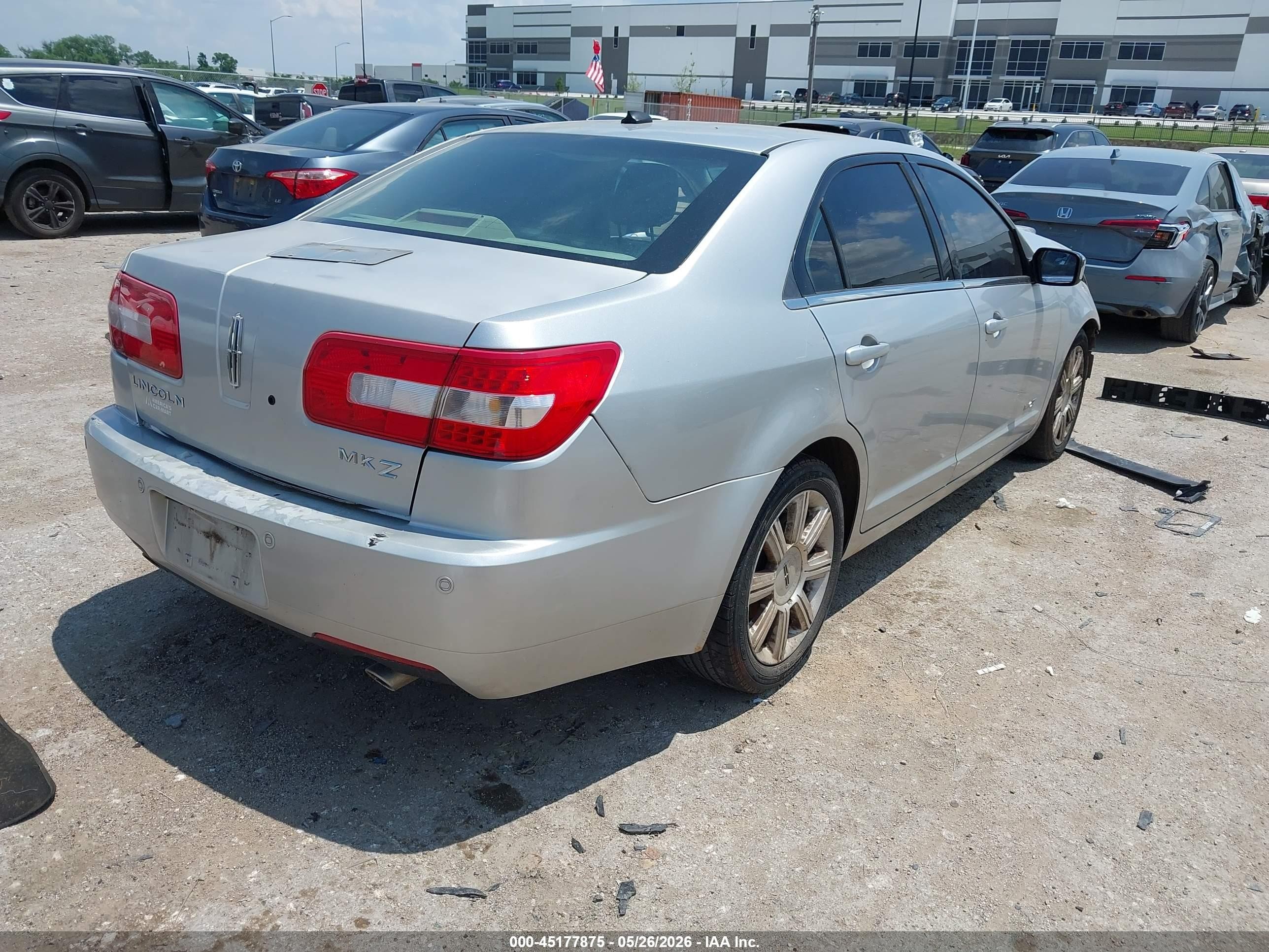 2009 Lincoln Mkz Silver vin: 3LNHM26T29R633564