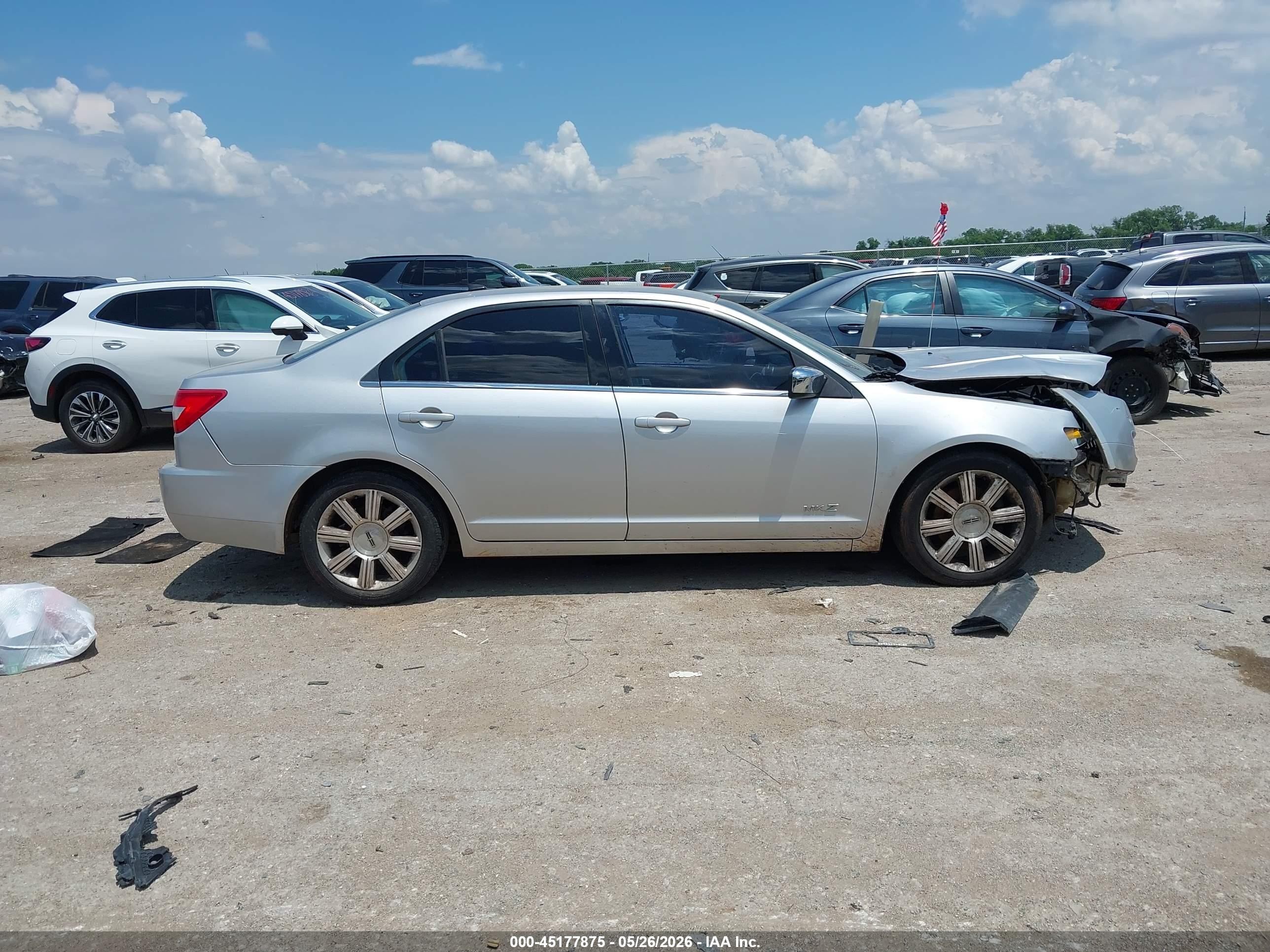 2009 Lincoln Mkz Silver vin: 3LNHM26T29R633564
