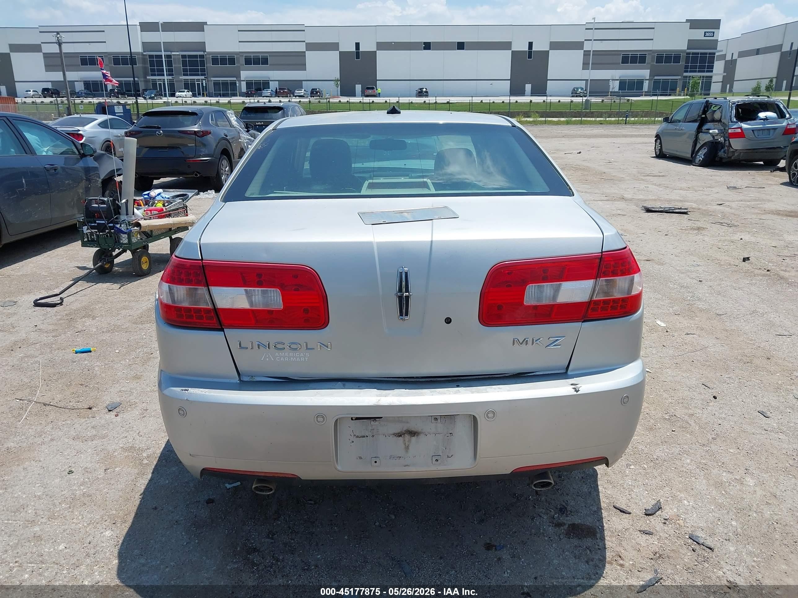 2009 Lincoln Mkz Silver vin: 3LNHM26T29R633564