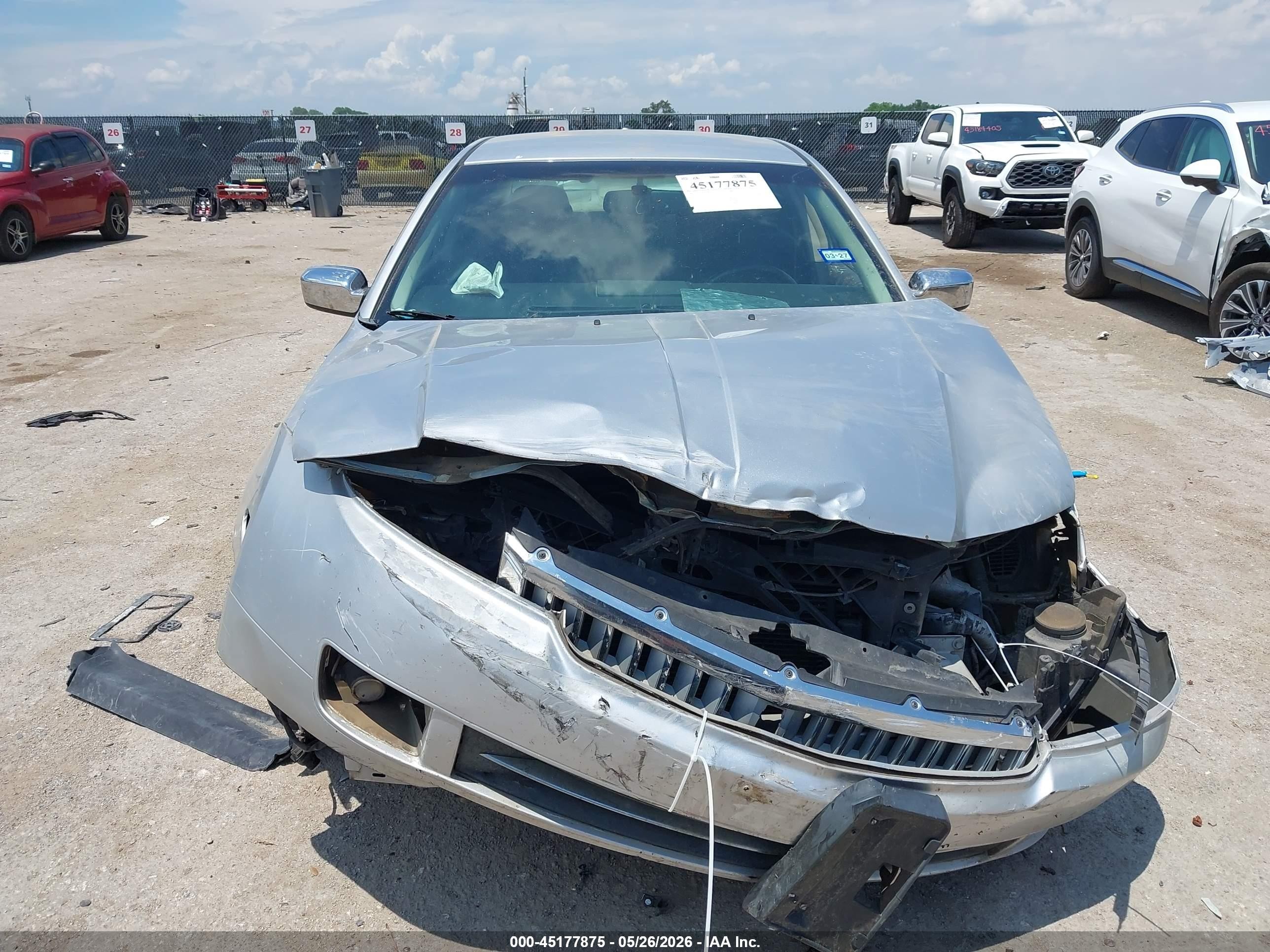 2009 Lincoln Mkz Silver vin: 3LNHM26T29R633564