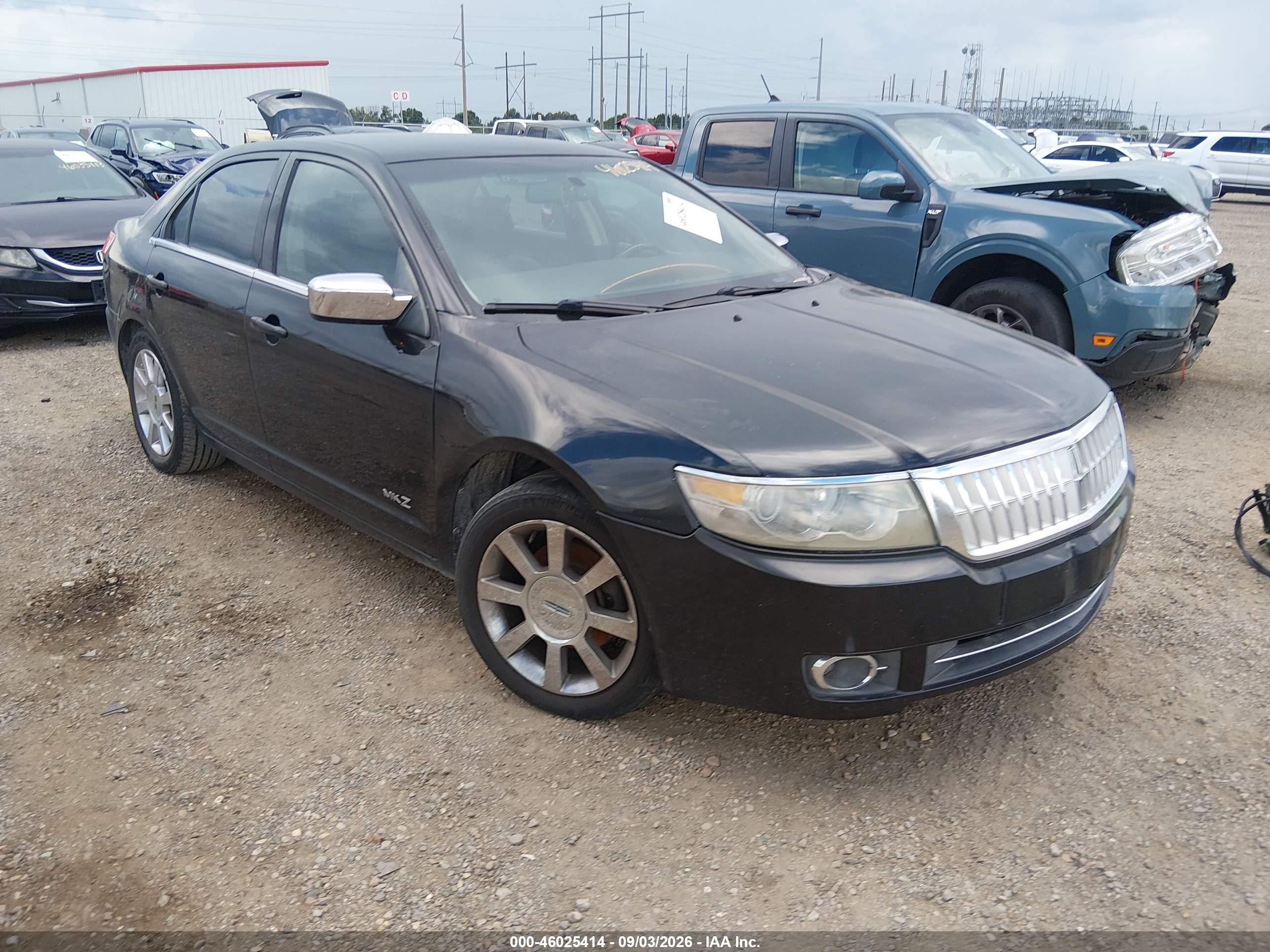 2009 Lincoln Mkz   Black vin: 3LNHM26T29R636173