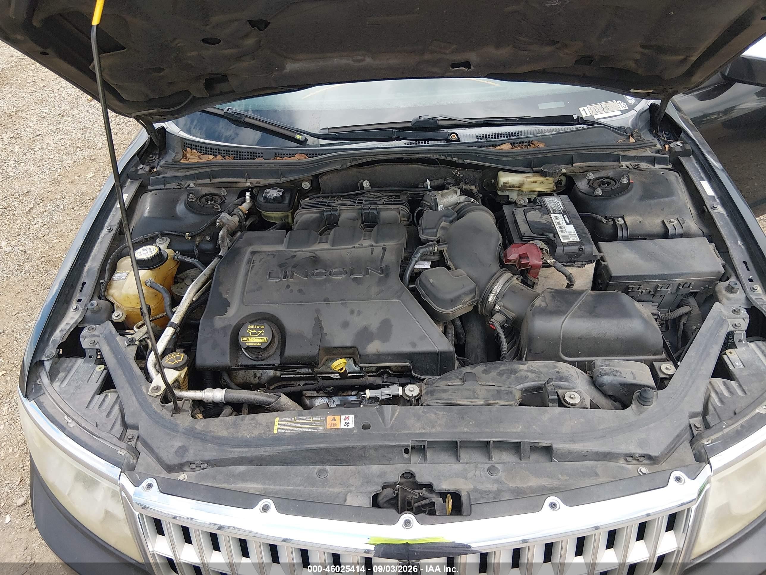 2009 Lincoln Mkz   Black vin: 3LNHM26T29R636173