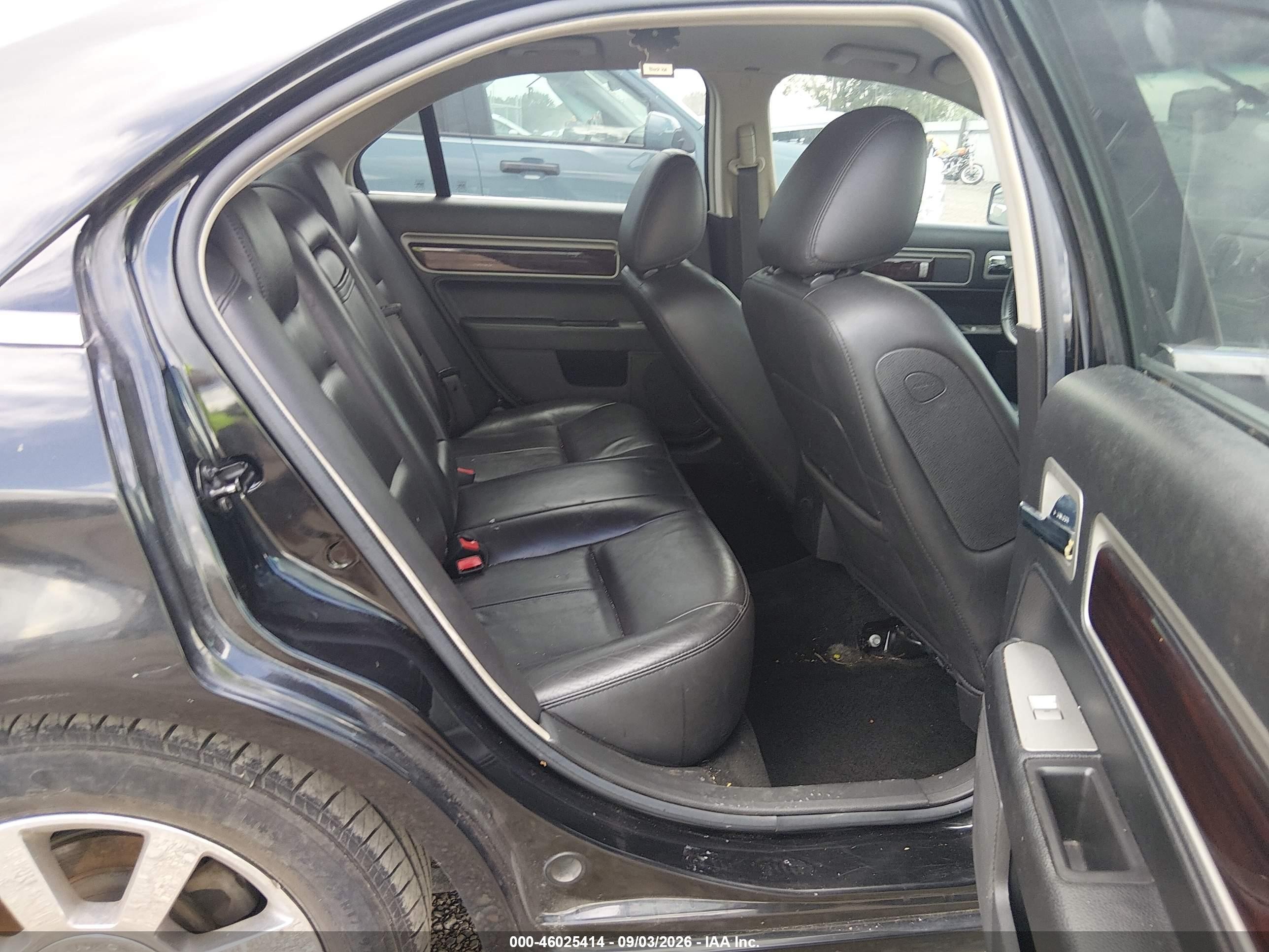 2009 Lincoln Mkz   Black vin: 3LNHM26T29R636173