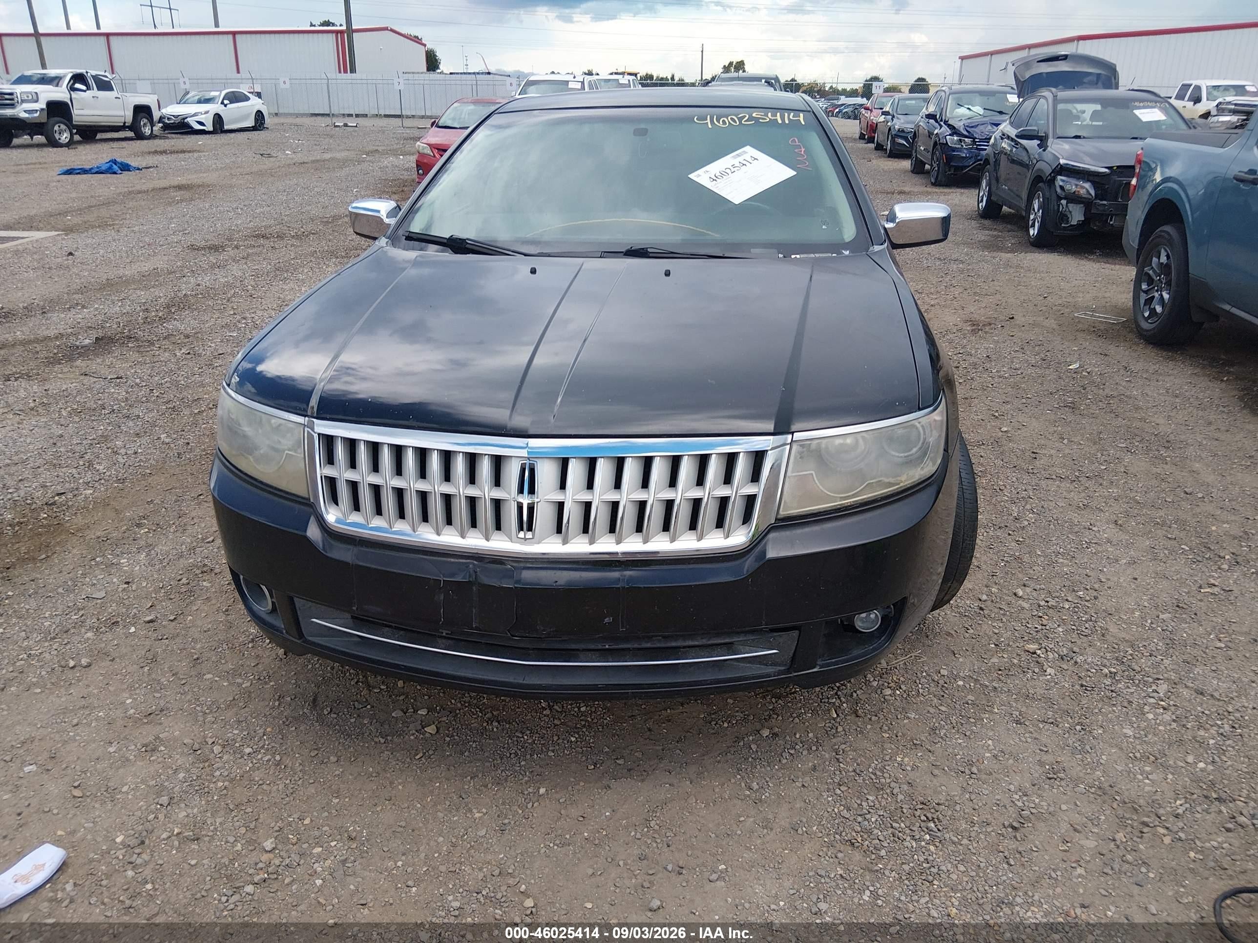 2009 Lincoln Mkz   Black vin: 3LNHM26T29R636173