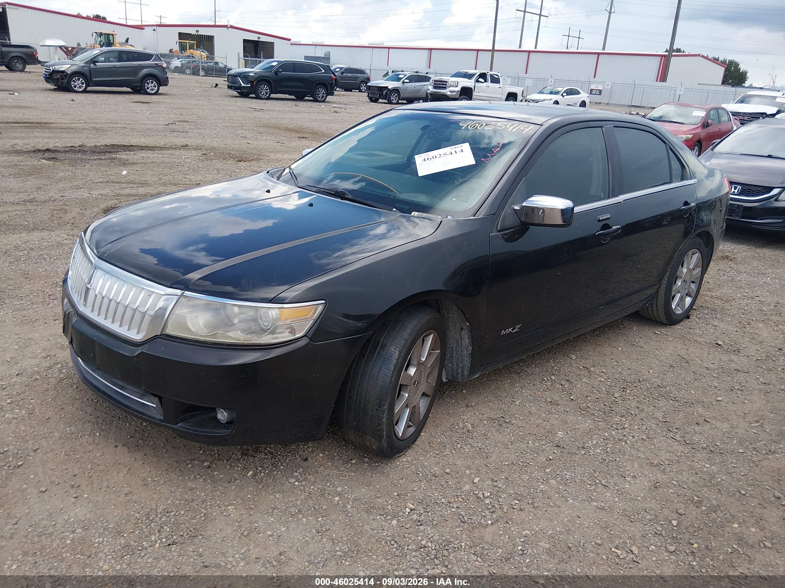 2009 Lincoln Mkz   Black vin: 3LNHM26T29R636173