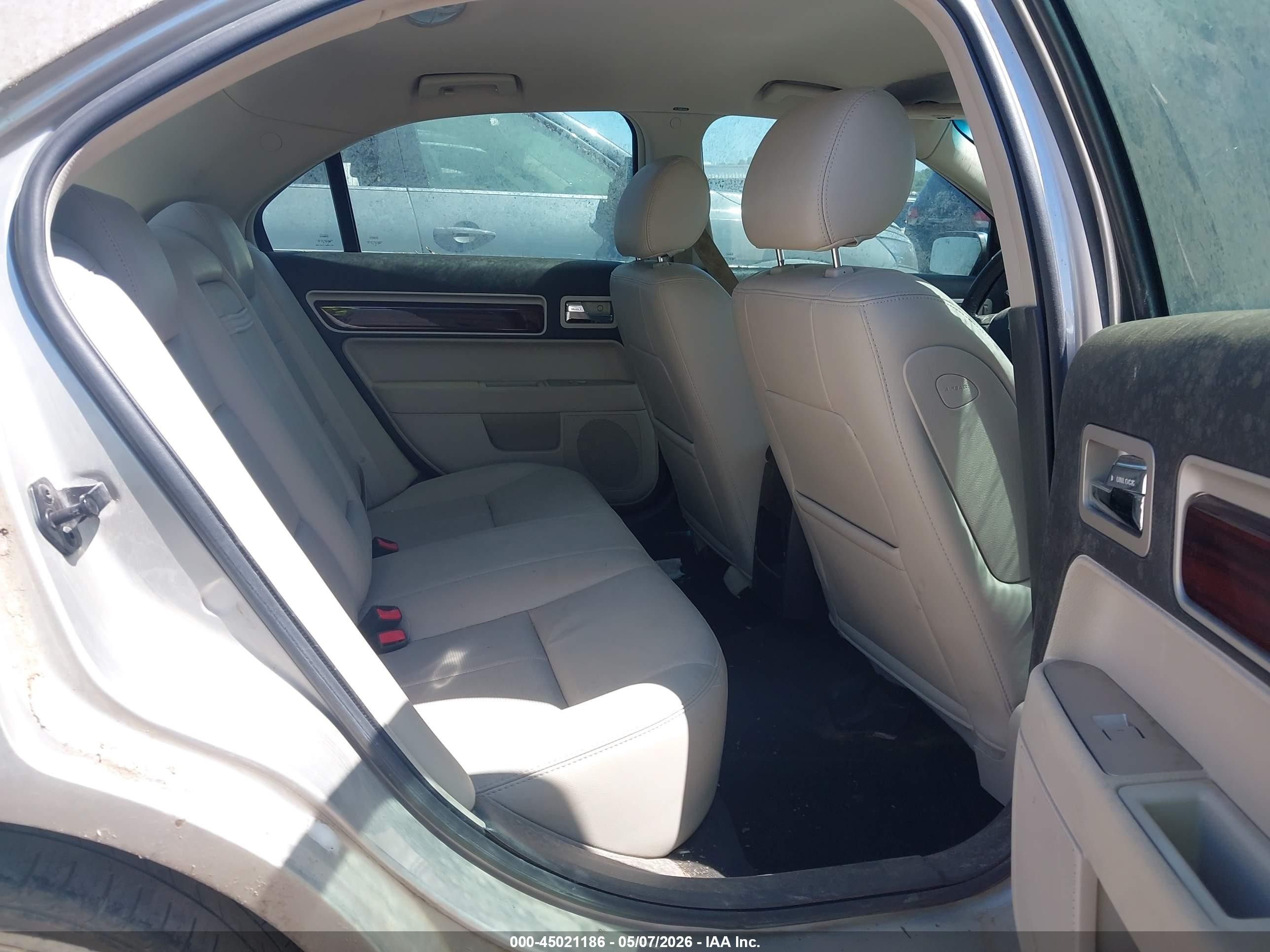 2007 Lincoln Mkz   Silver vin: 3LNHM26T37R617340