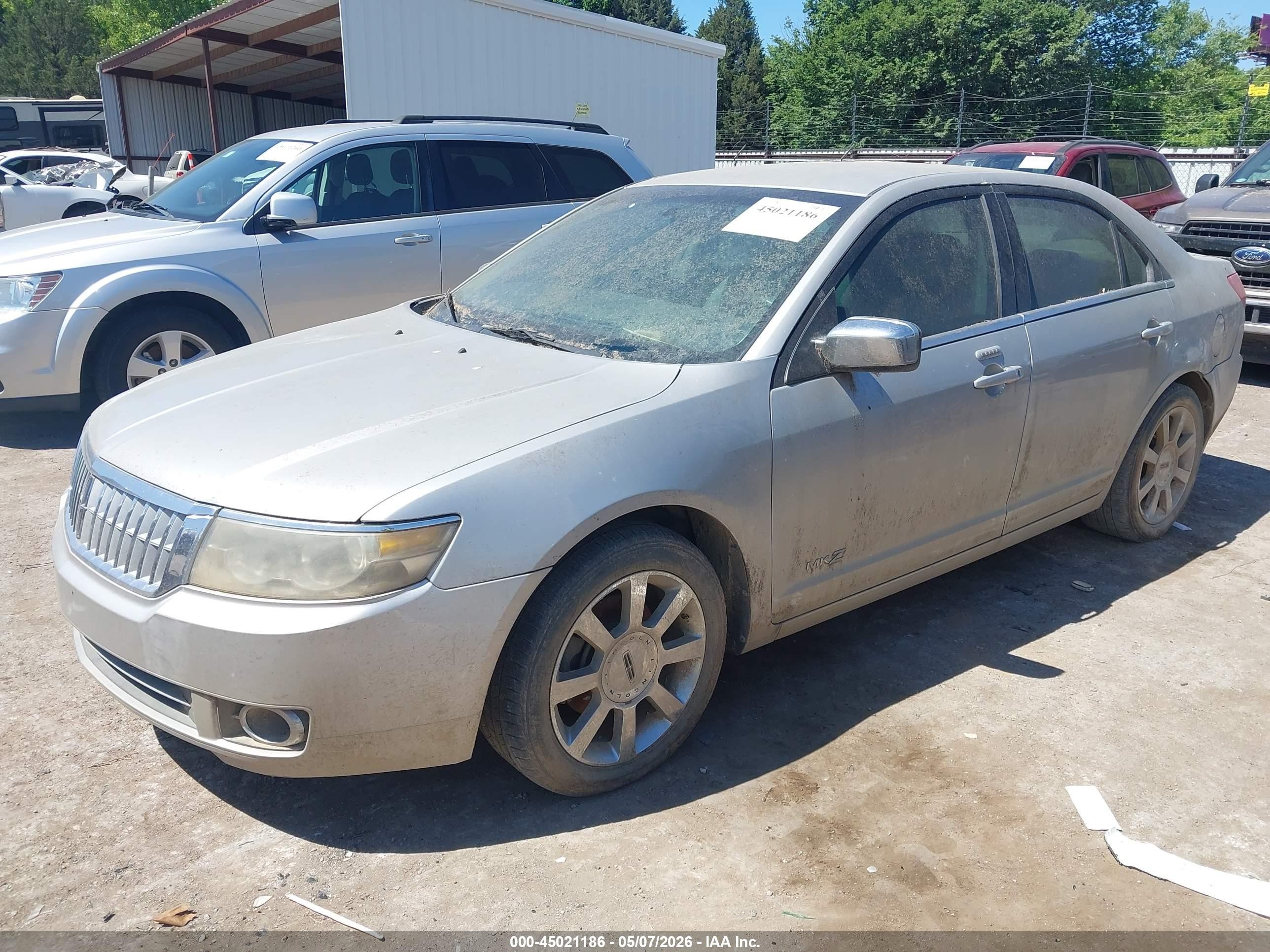 2007 Lincoln Mkz   Silver vin: 3LNHM26T37R617340