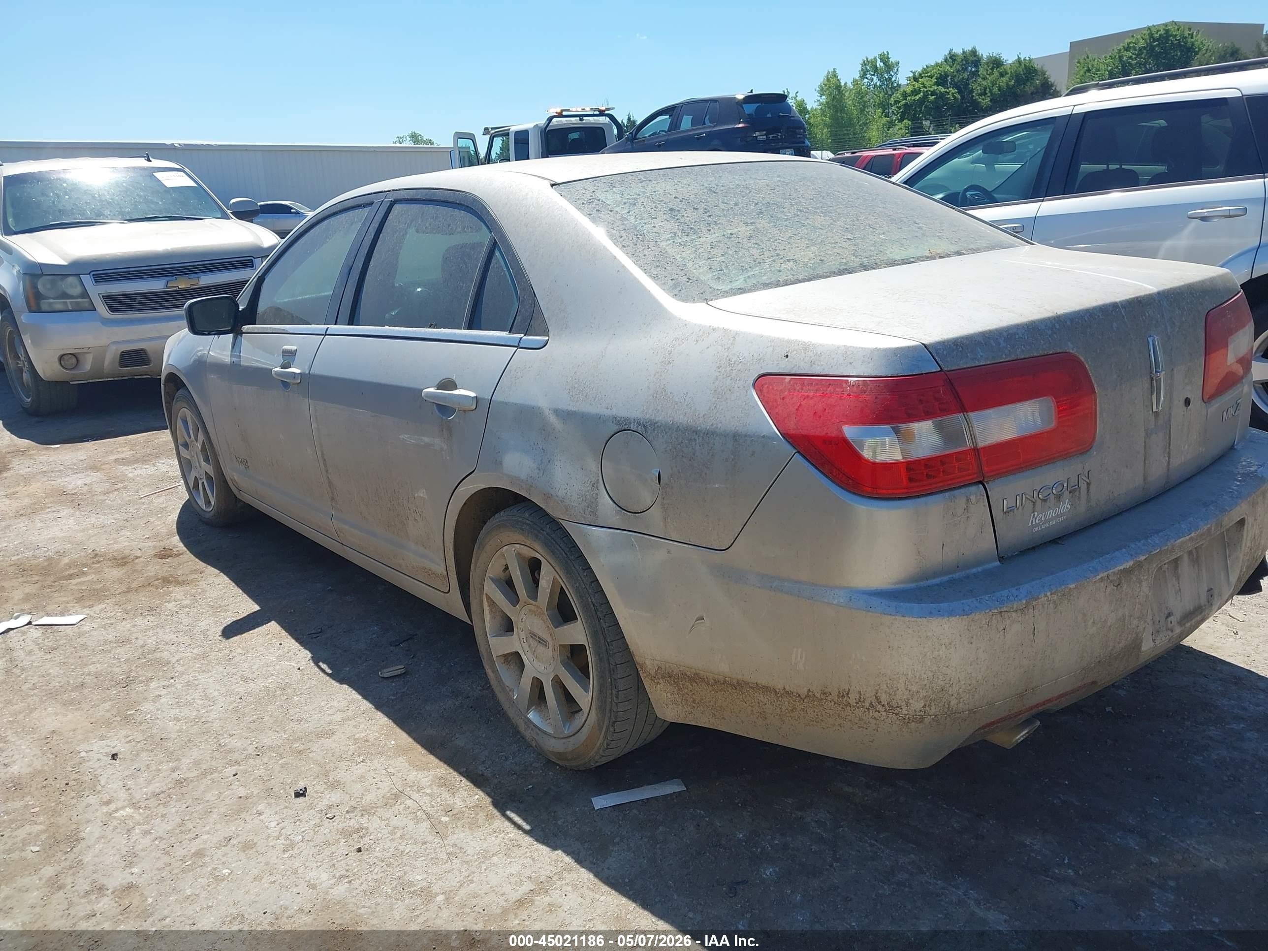 2007 Lincoln Mkz   Silver vin: 3LNHM26T37R617340