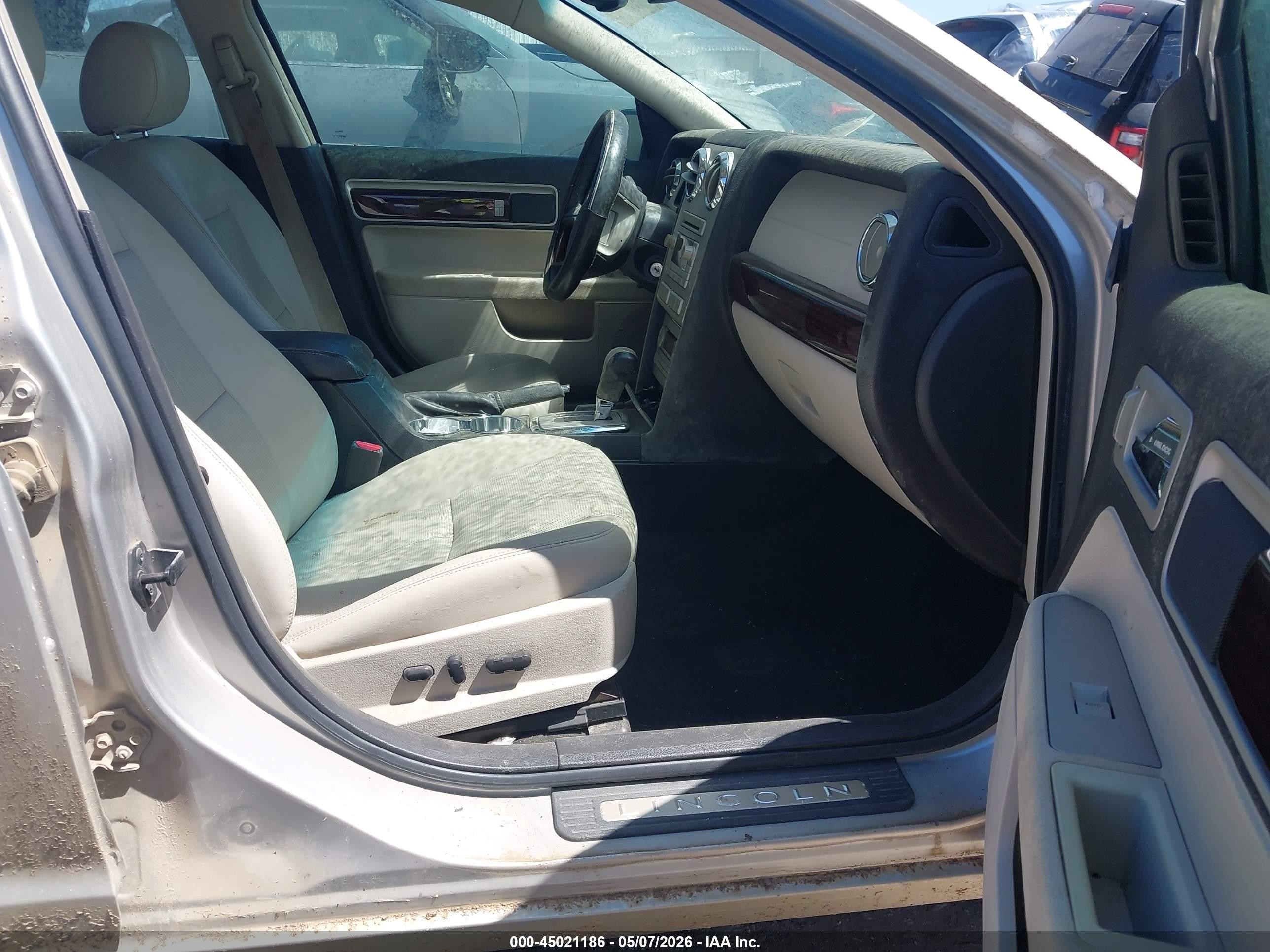 2007 Lincoln Mkz   Silver vin: 3LNHM26T37R617340