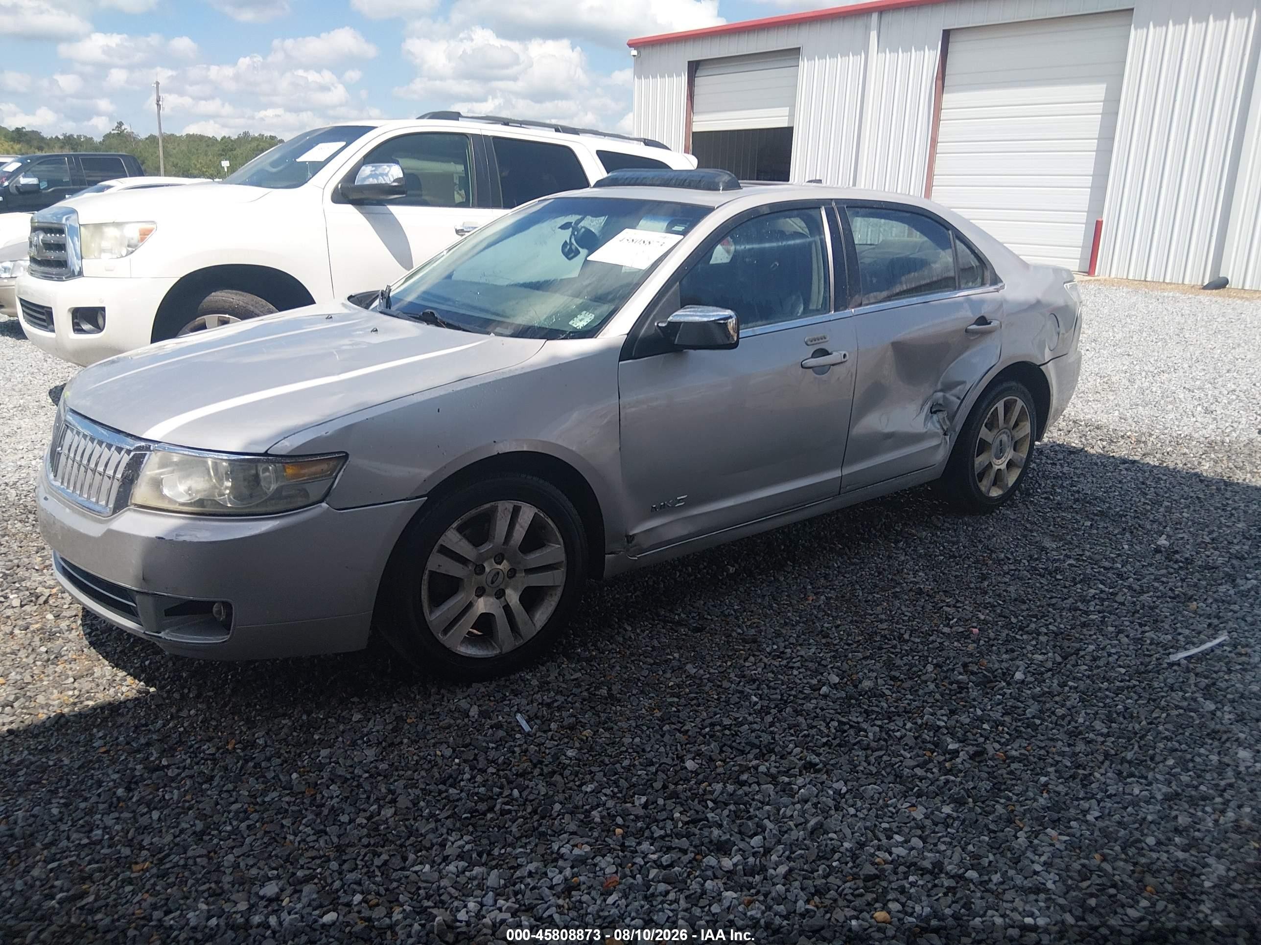 2007 Lincoln Mkz   Серебряный vin: 3LNHM26T37R622134