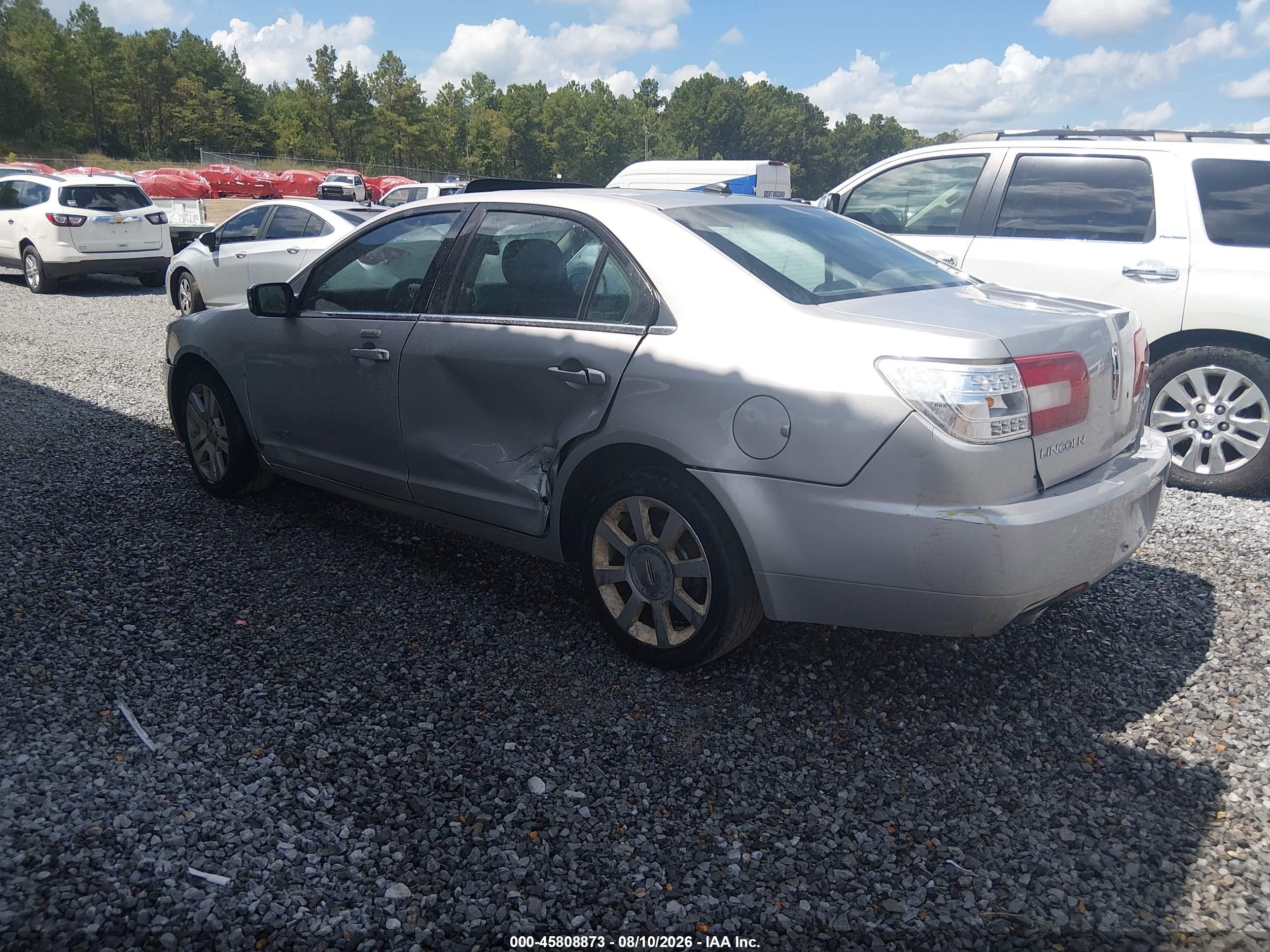 2007 Lincoln Mkz   Серебряный vin: 3LNHM26T37R622134