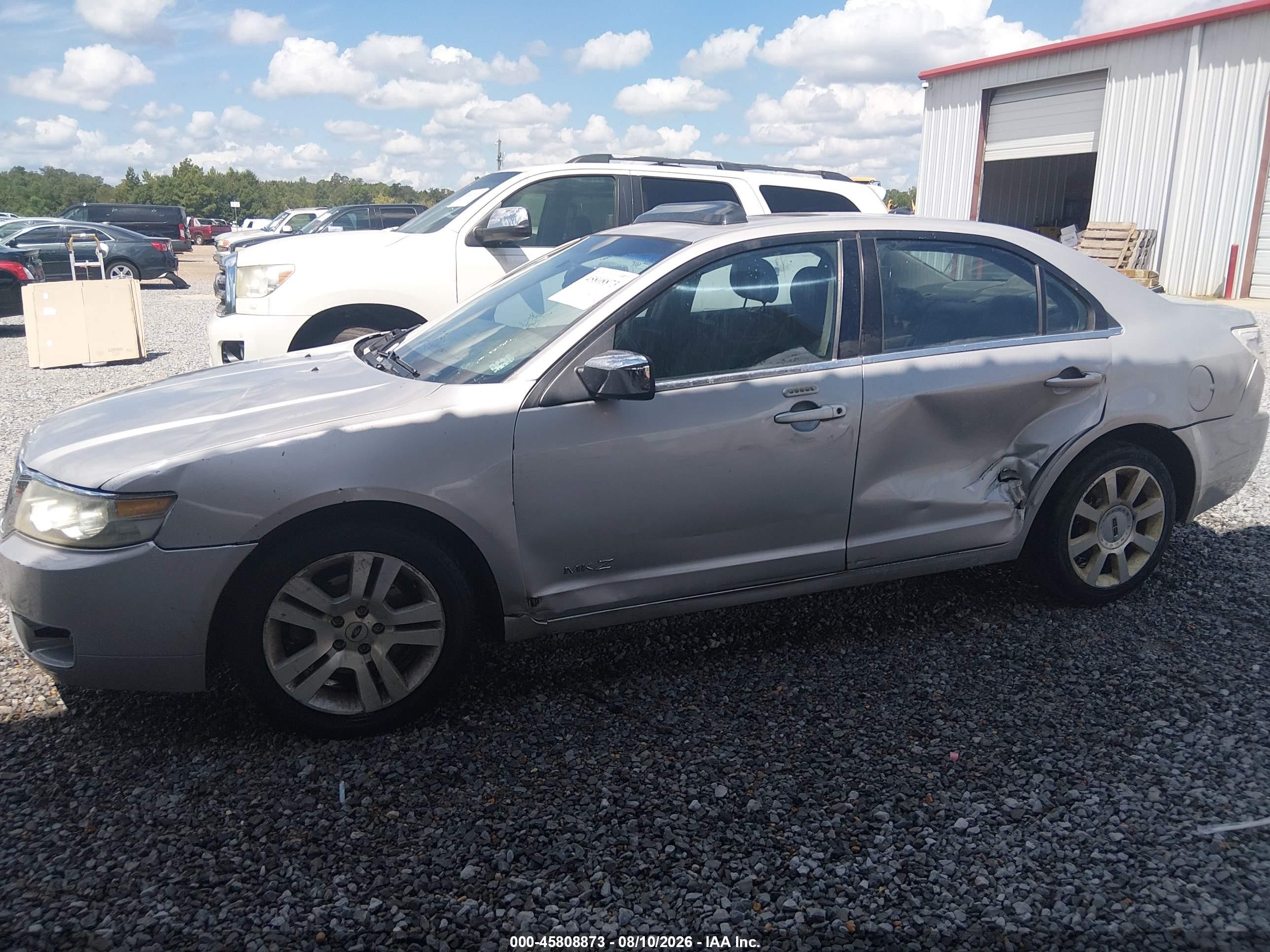 2007 Lincoln Mkz   Серебряный vin: 3LNHM26T37R622134