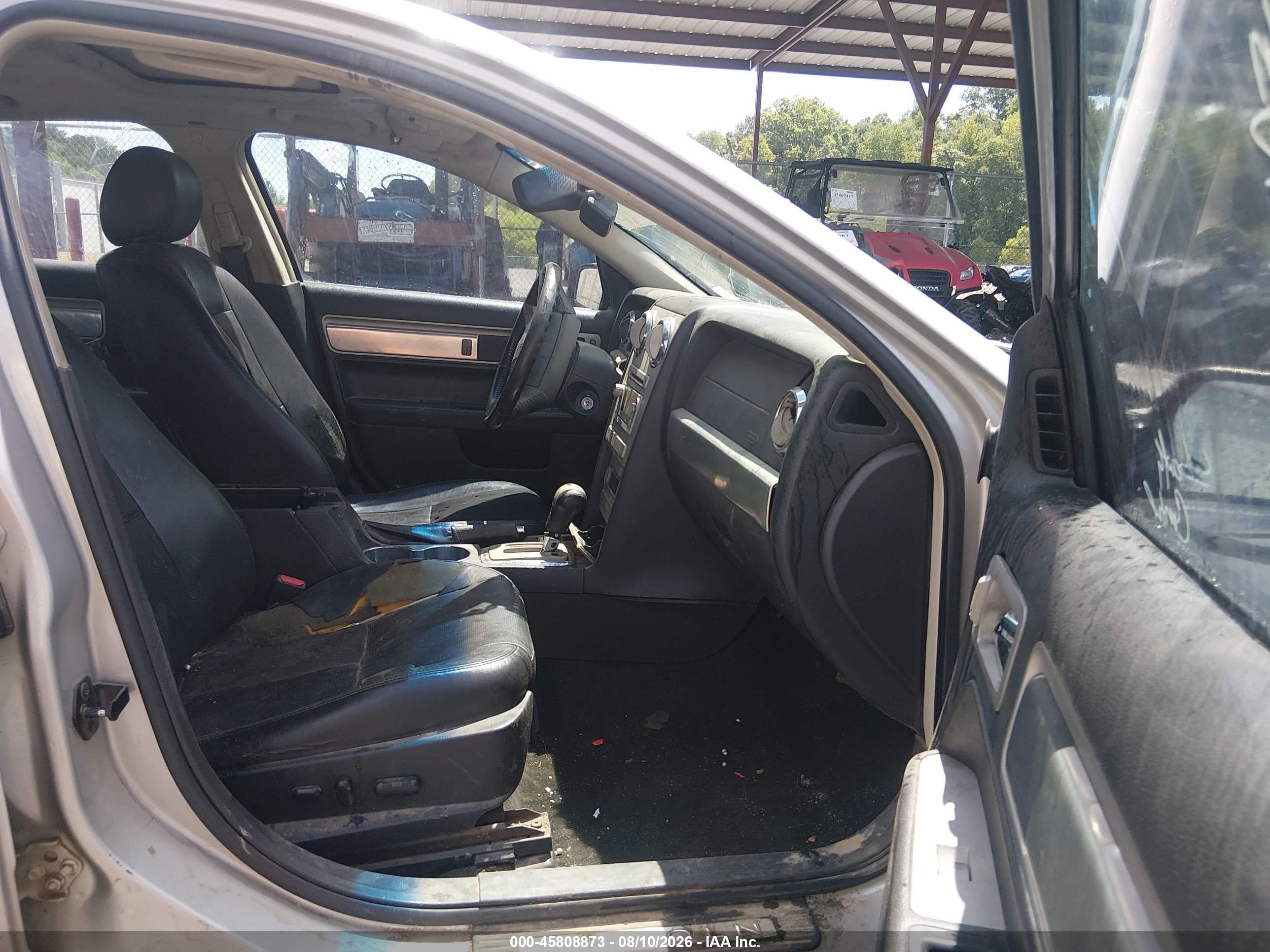 2007 Lincoln Mkz   Серебряный vin: 3LNHM26T37R622134