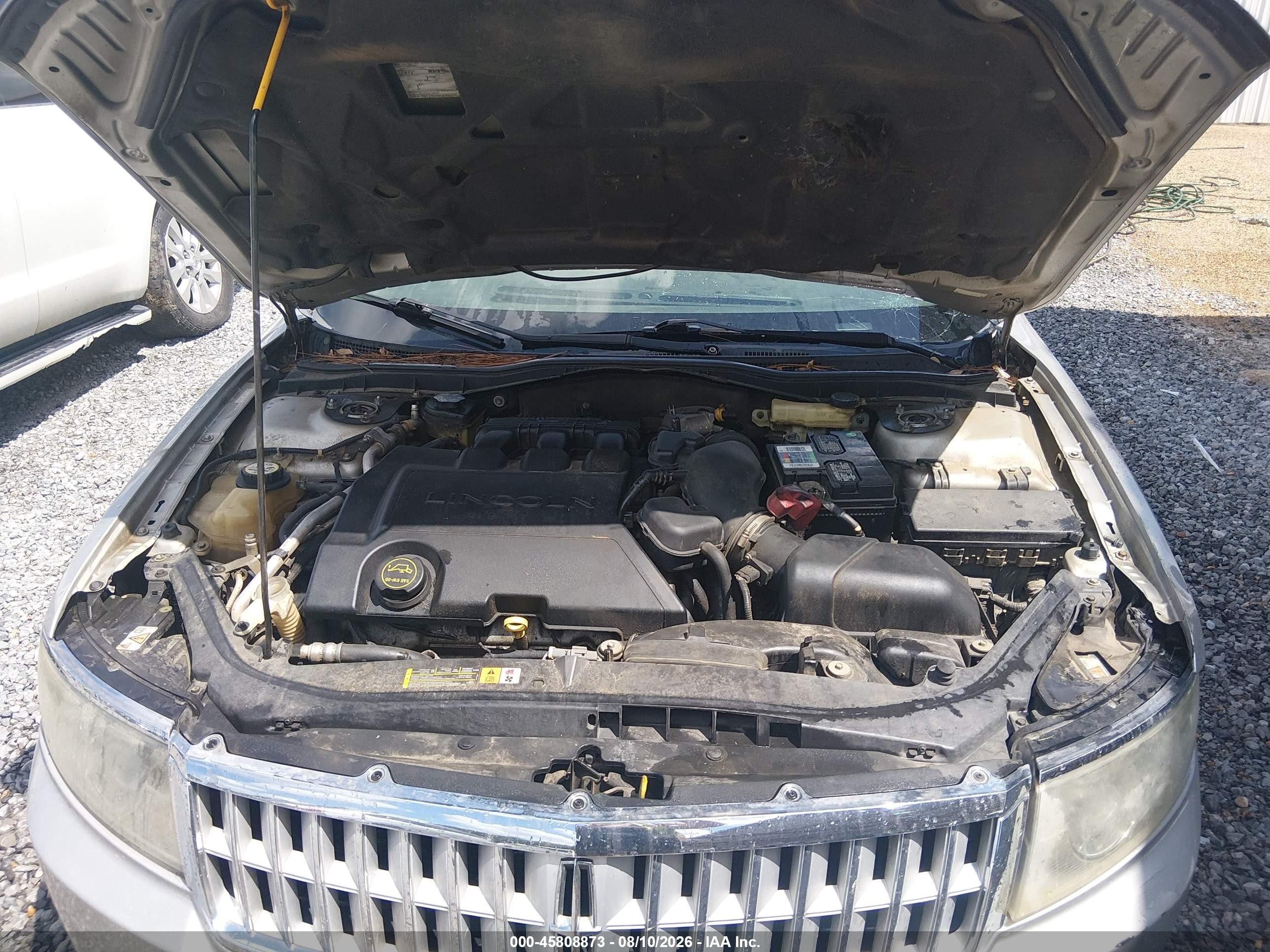 2007 Lincoln Mkz   Серебряный vin: 3LNHM26T37R622134