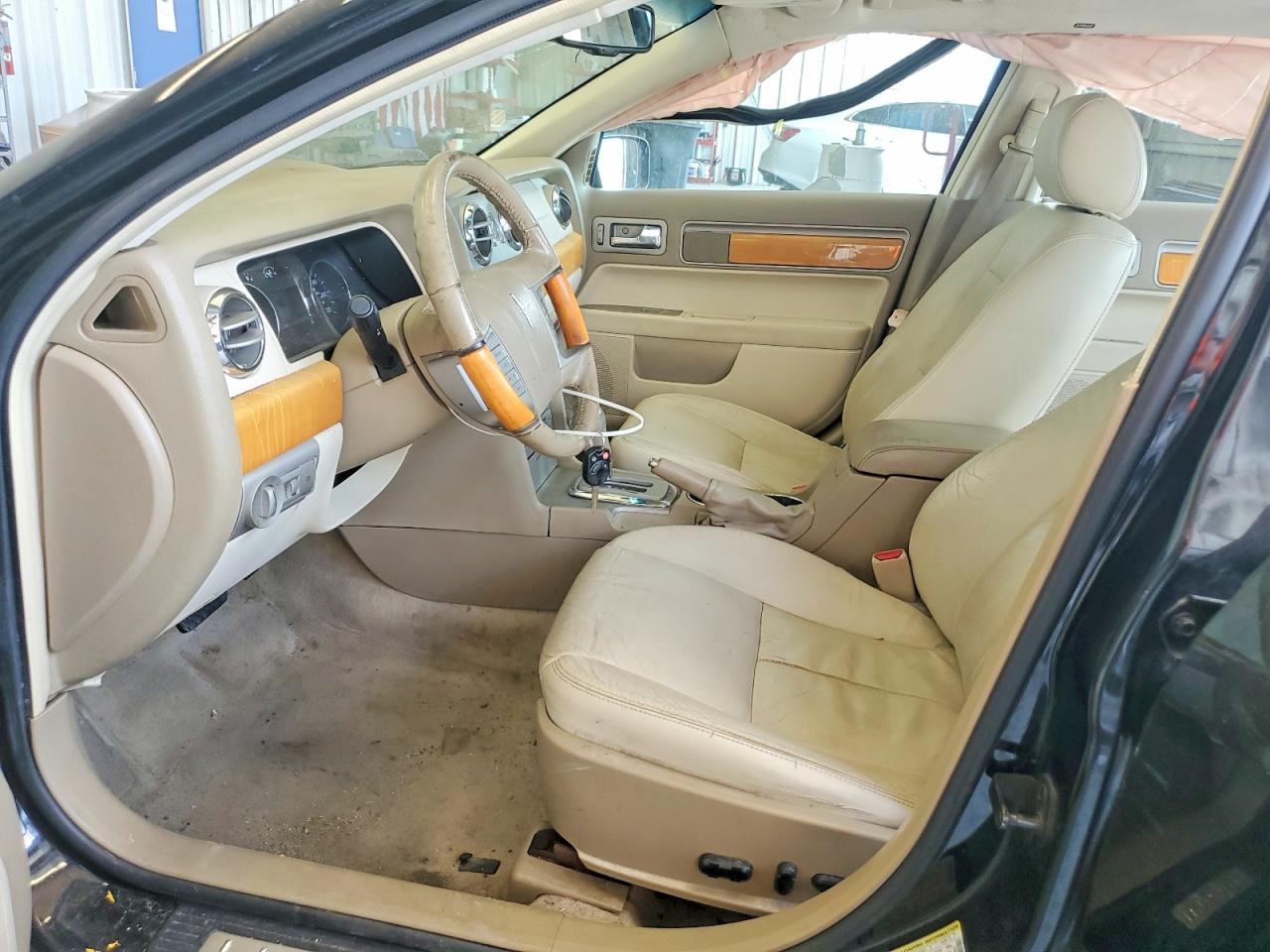 2007 Lincoln Mkz Black vin: 3LNHM26T37R657028