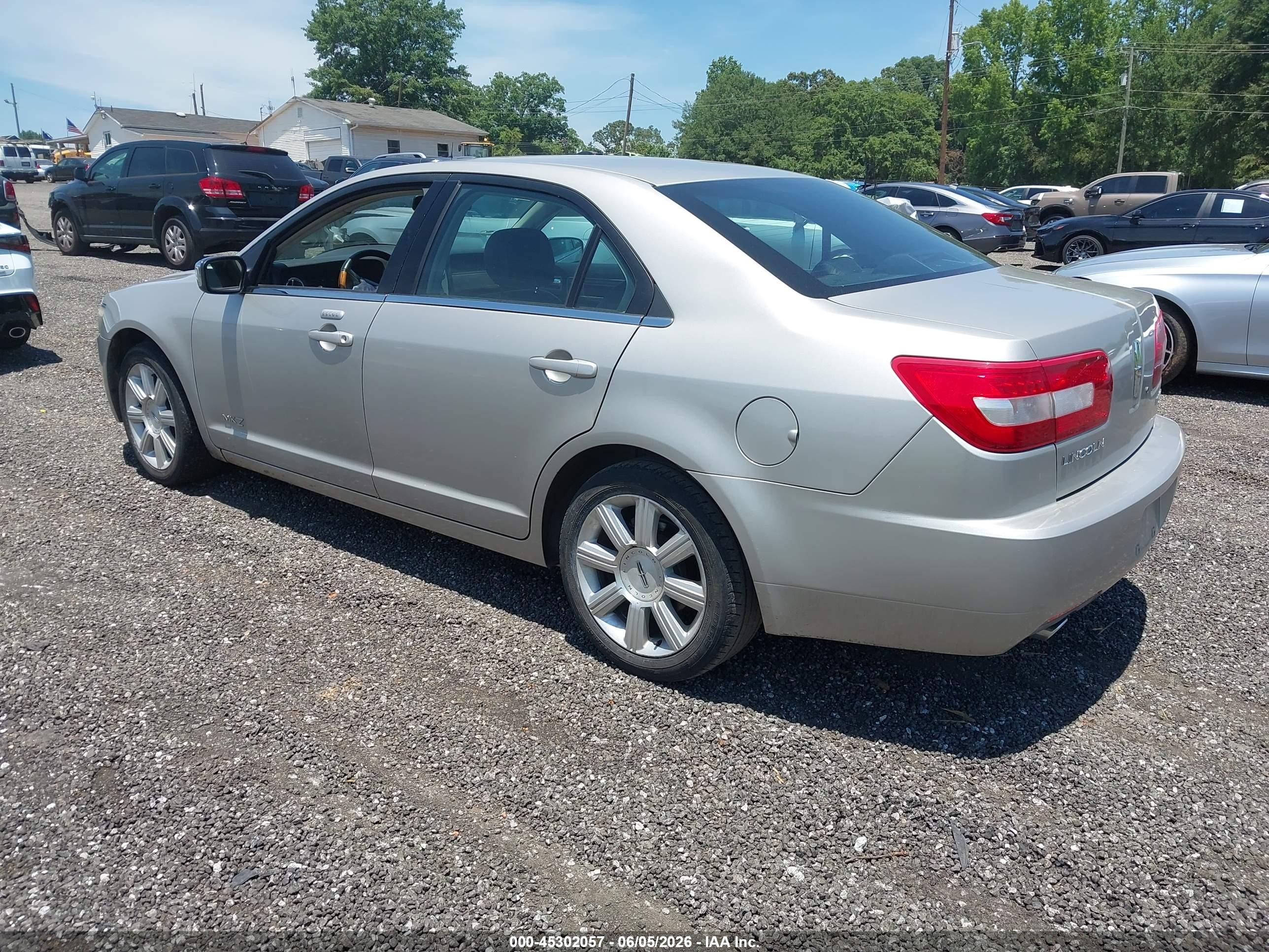 2007 Lincoln Mkz   Silver vin: 3LNHM26T37R659829