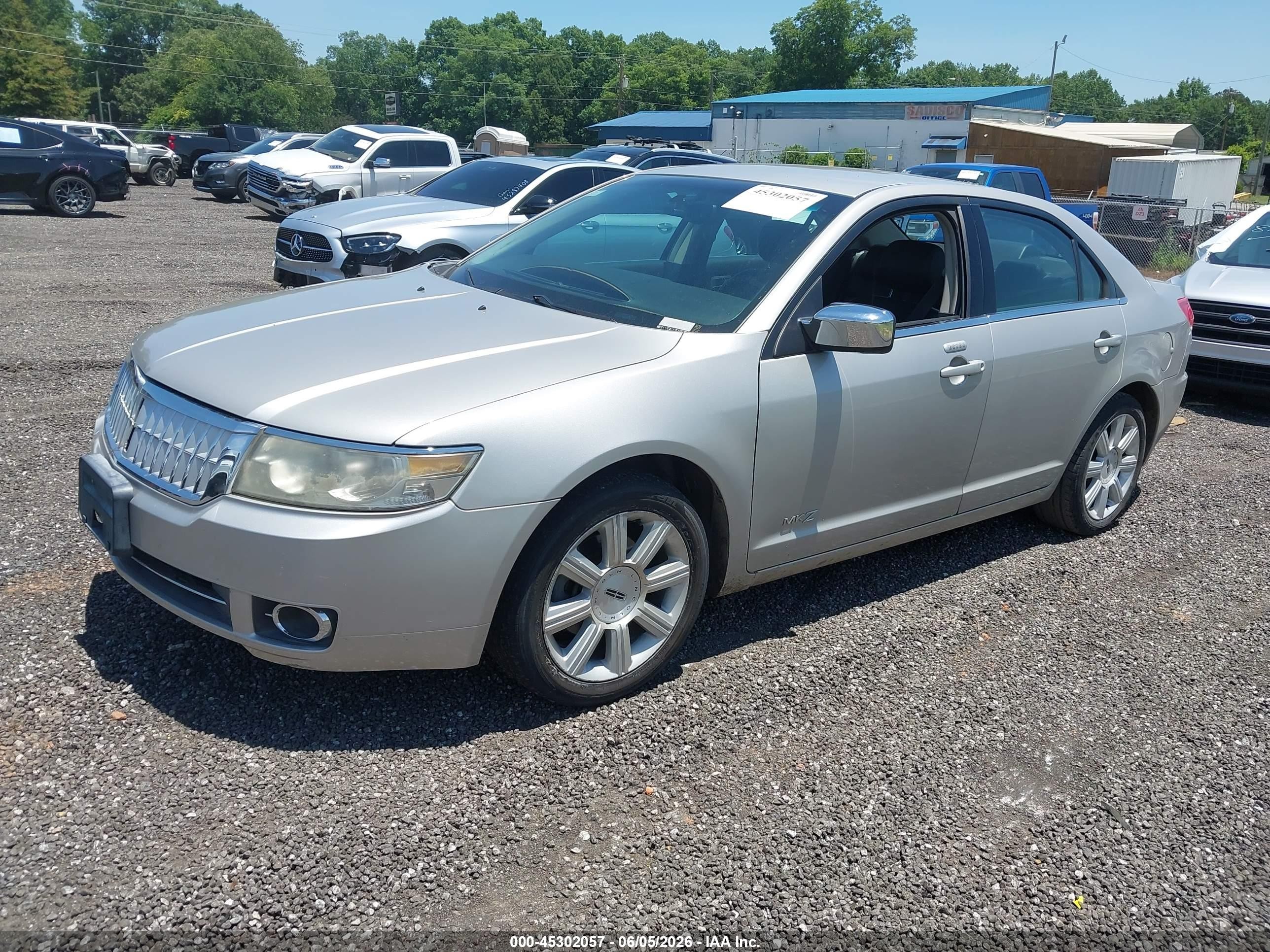 2007 Lincoln Mkz   Silver vin: 3LNHM26T37R659829