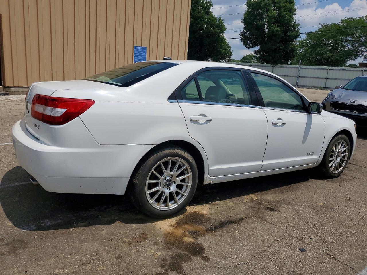 2007 Lincoln Mkz White vin: 3LNHM26T37R660950