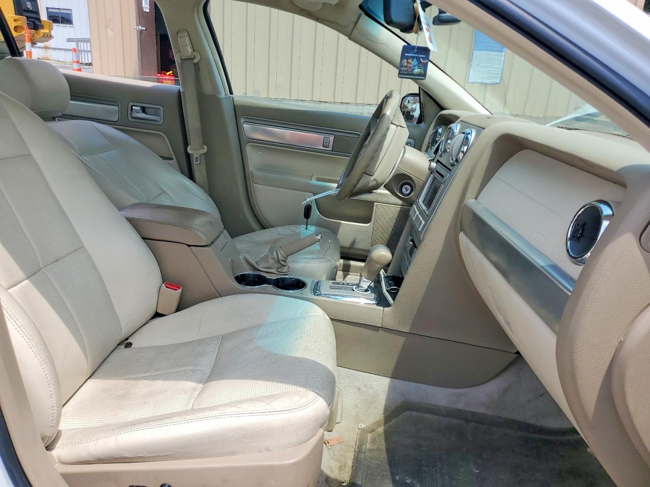 2007 Lincoln Mkz White vin: 3LNHM26T37R660950