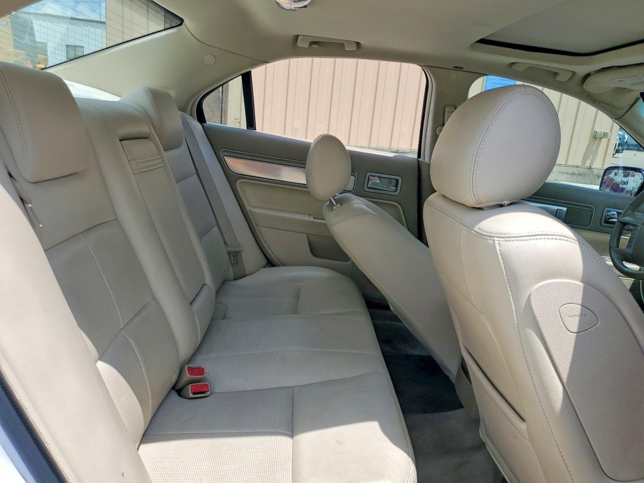 2007 Lincoln Mkz White vin: 3LNHM26T37R660950