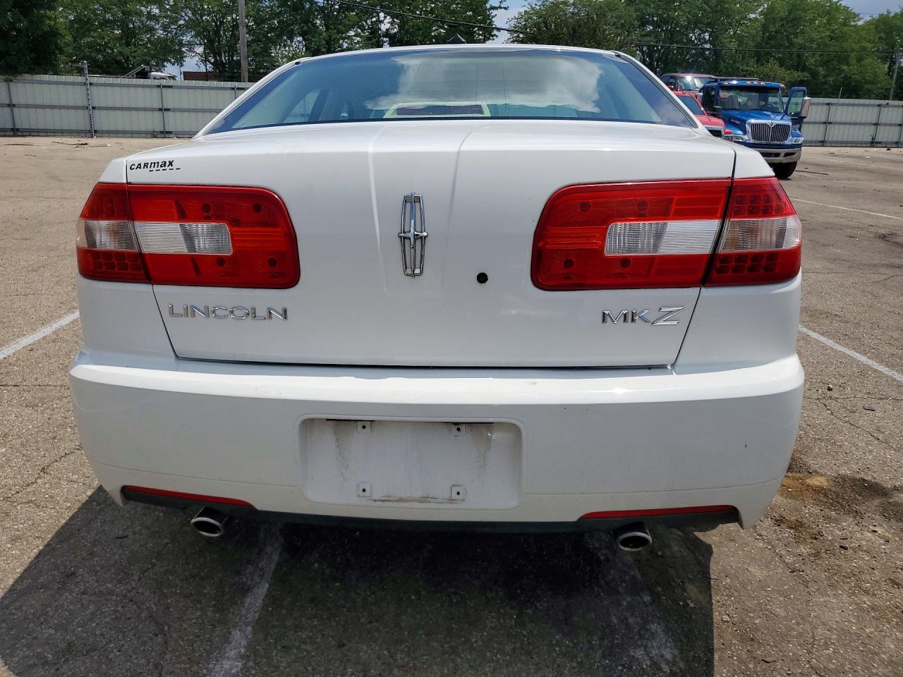 2007 Lincoln Mkz White vin: 3LNHM26T37R660950