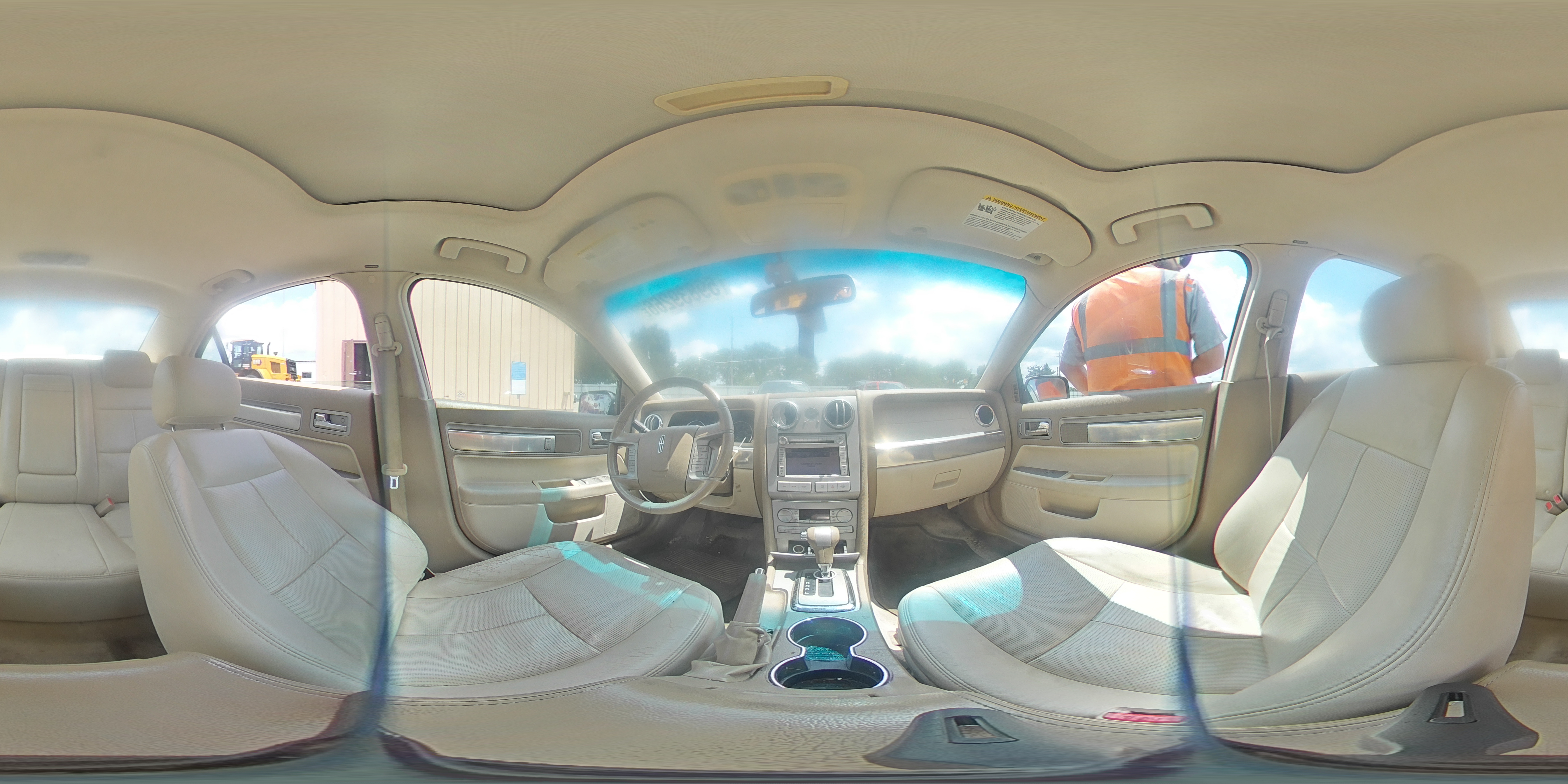 2007 Lincoln Mkz White vin: 3LNHM26T37R660950