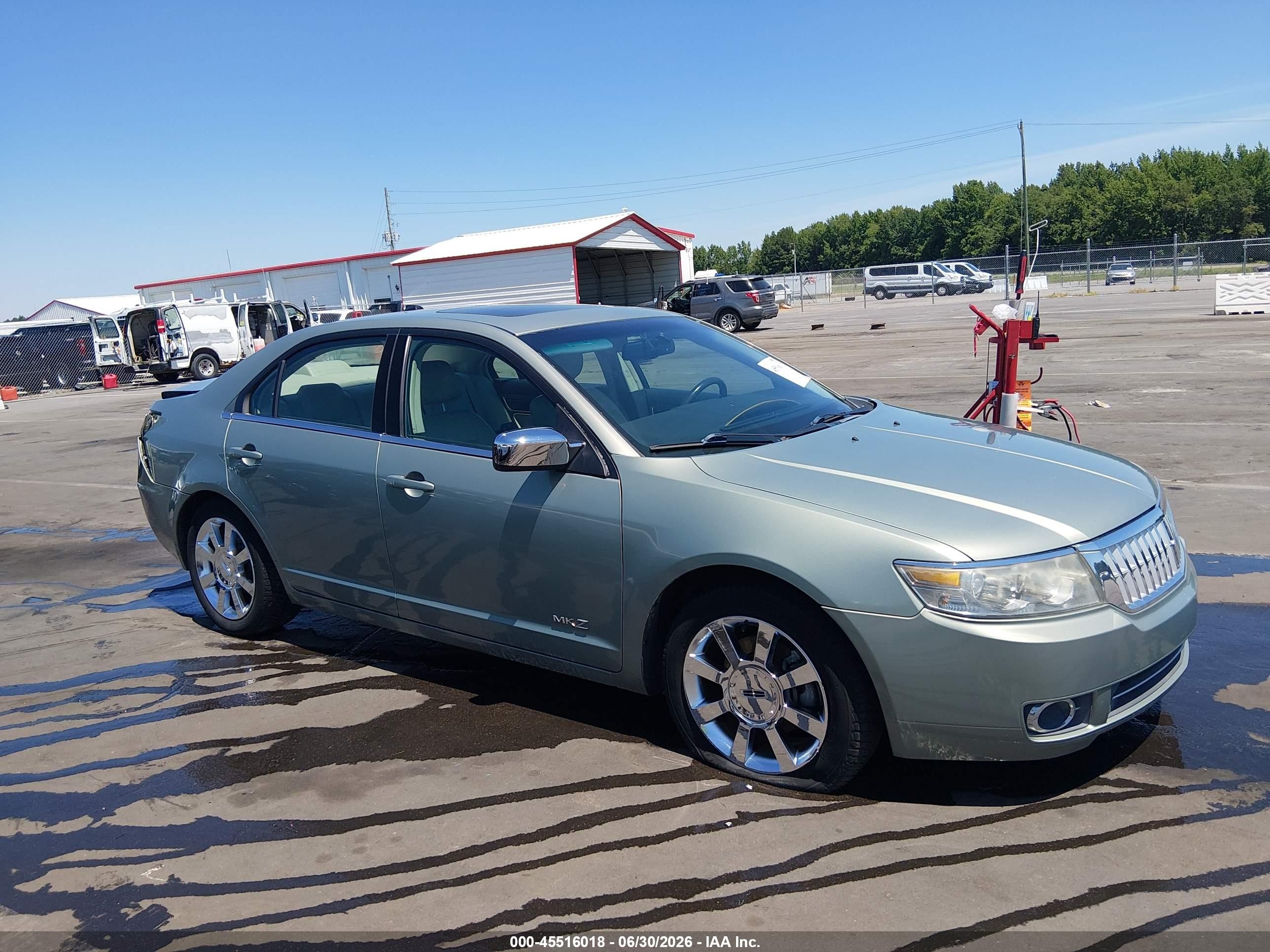 2008 Lincoln Mkz   Бирюзовый vin: 3LNHM26T38R623107