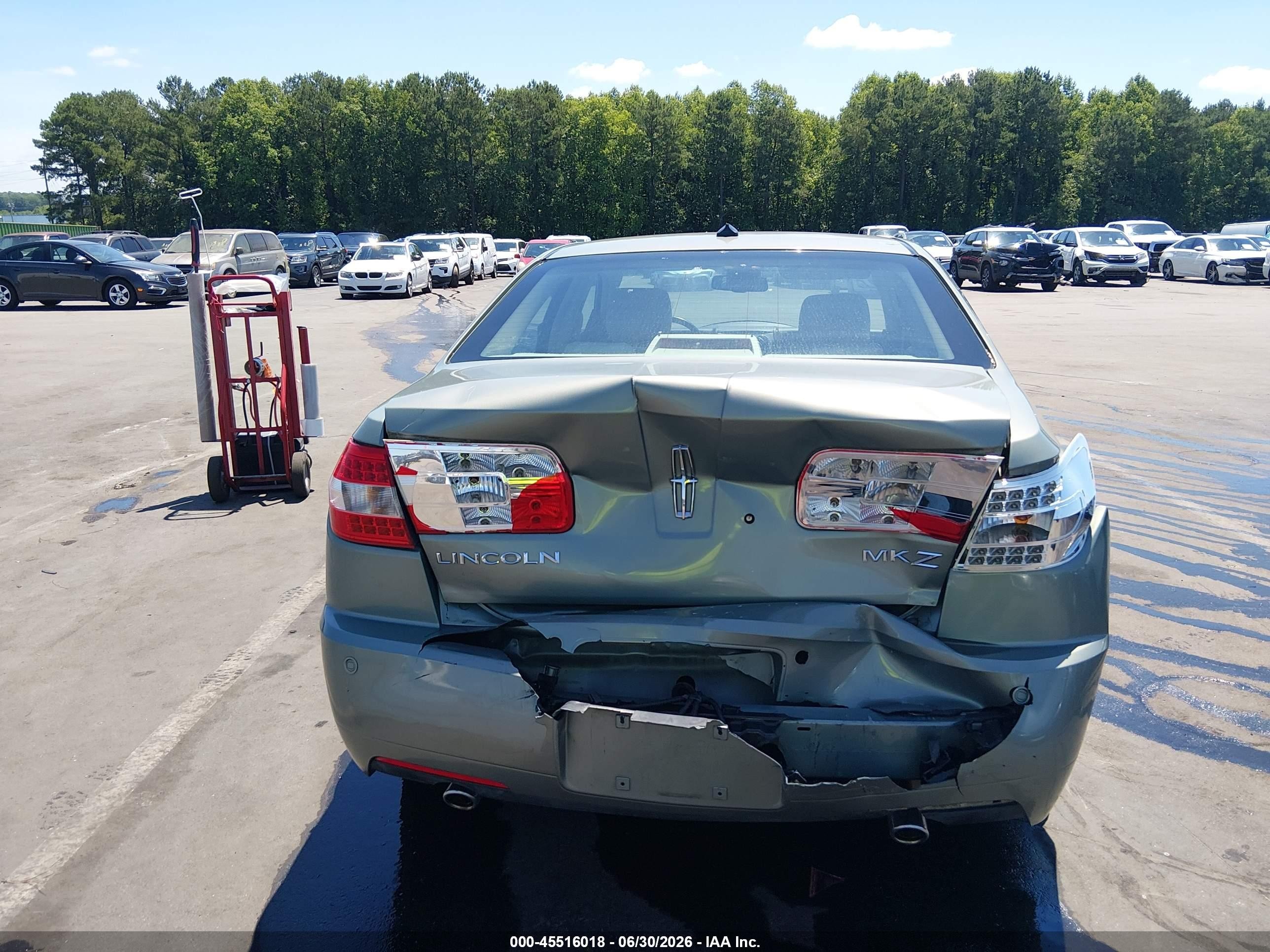 2008 Lincoln Mkz   Бирюзовый vin: 3LNHM26T38R623107