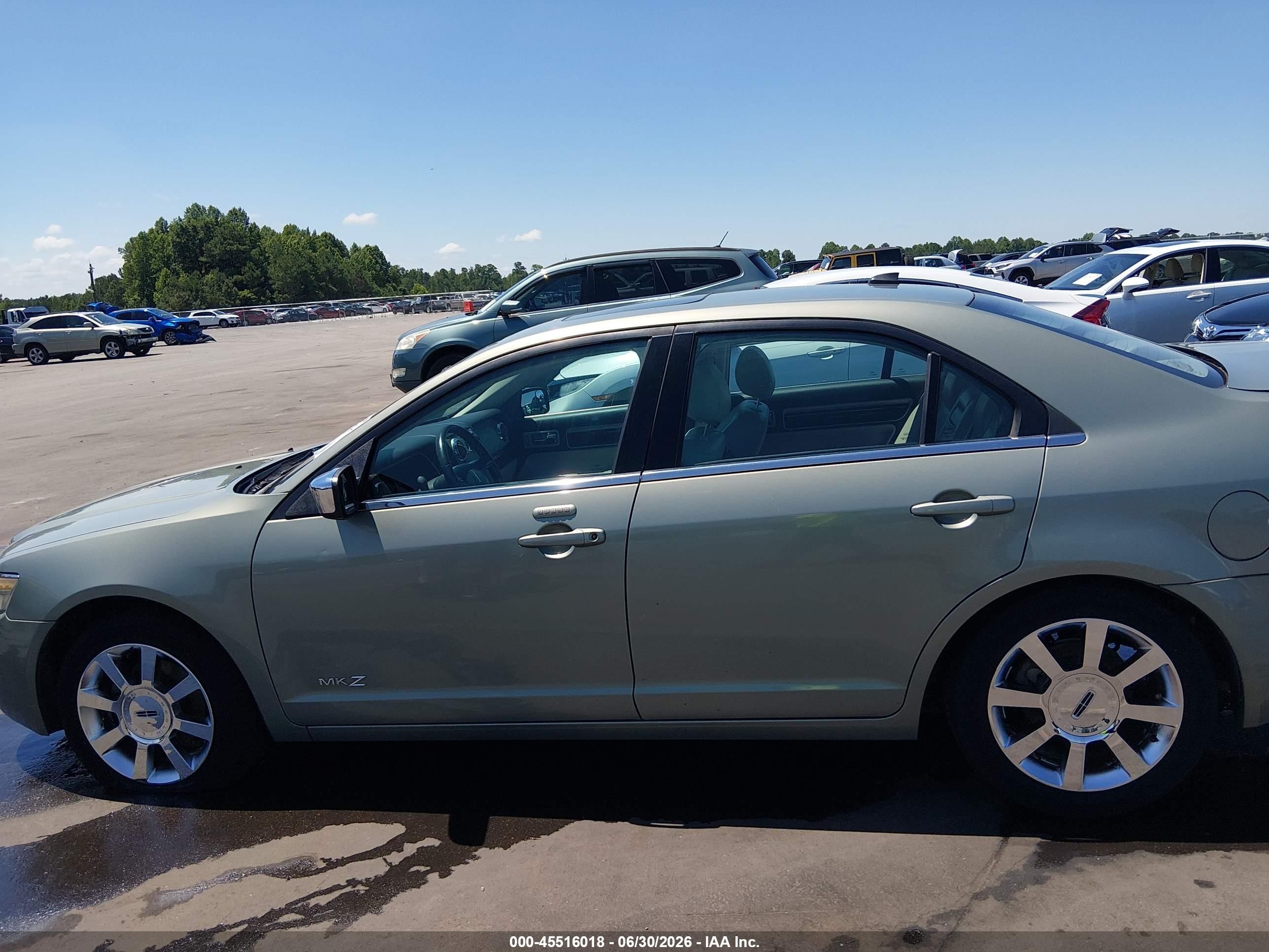 2008 Lincoln Mkz   Бирюзовый vin: 3LNHM26T38R623107