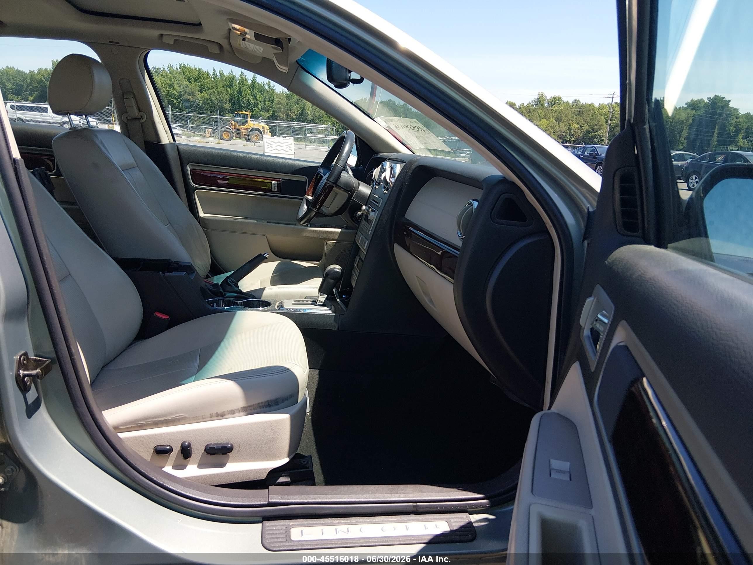 2008 Lincoln Mkz   Бирюзовый vin: 3LNHM26T38R623107