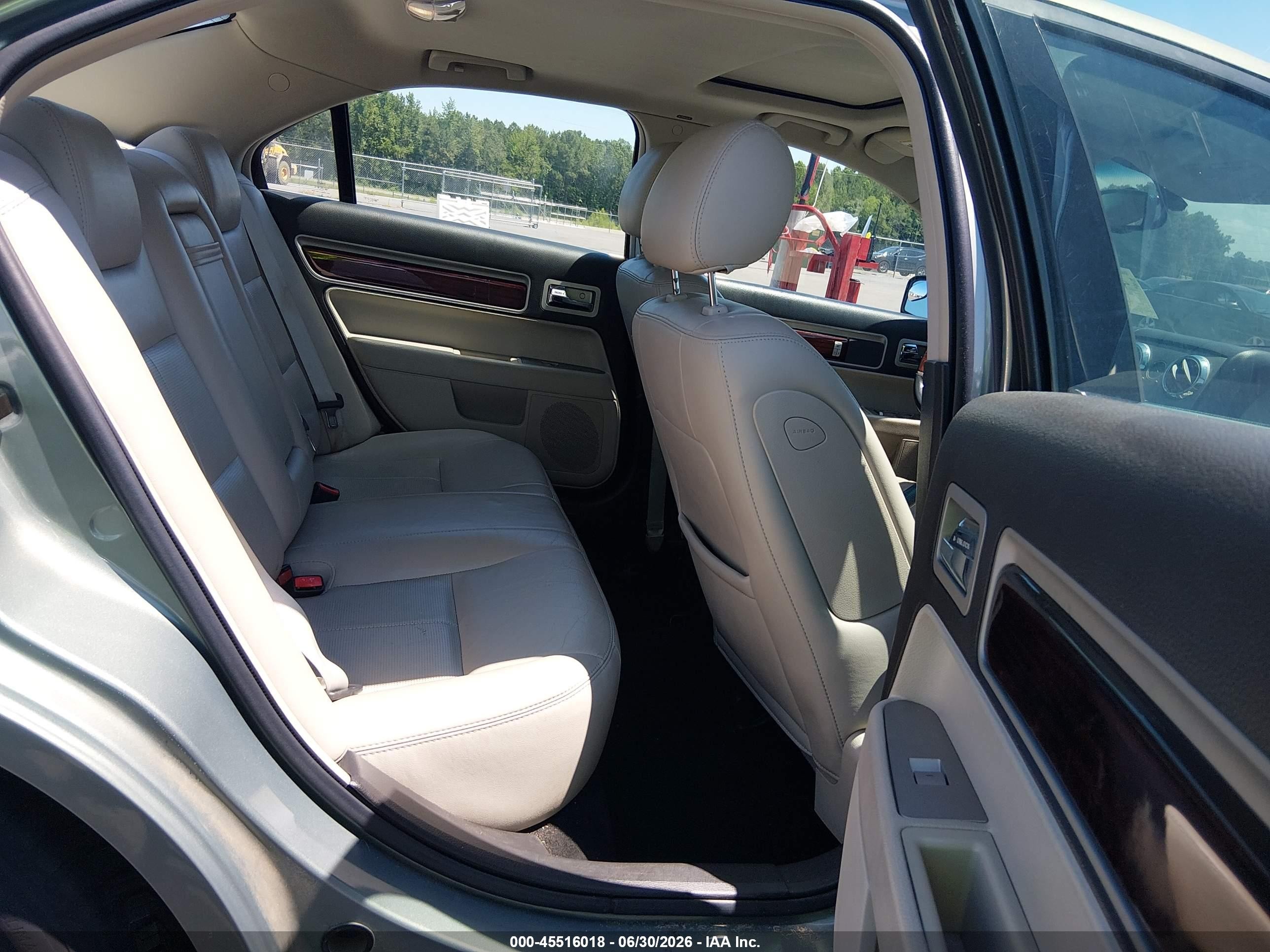 2008 Lincoln Mkz   Бирюзовый vin: 3LNHM26T38R623107