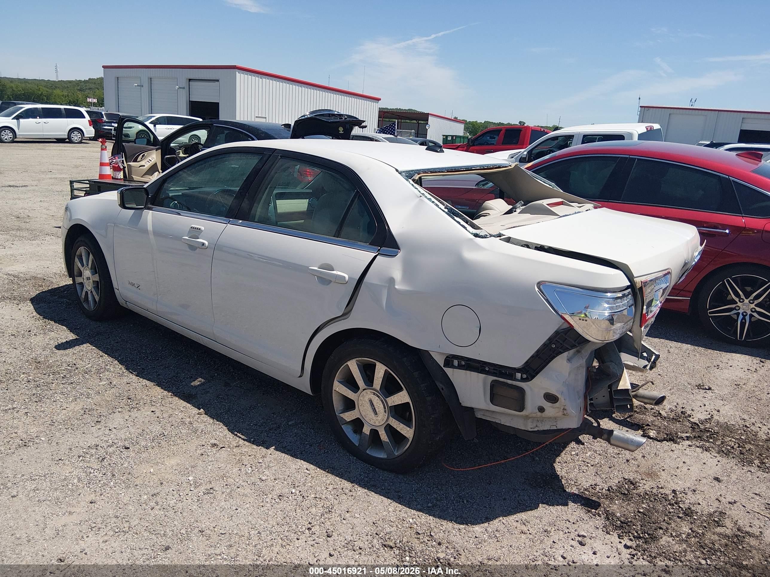 2008 Lincoln Mkz   Белый vin: 3LNHM26T38R628517