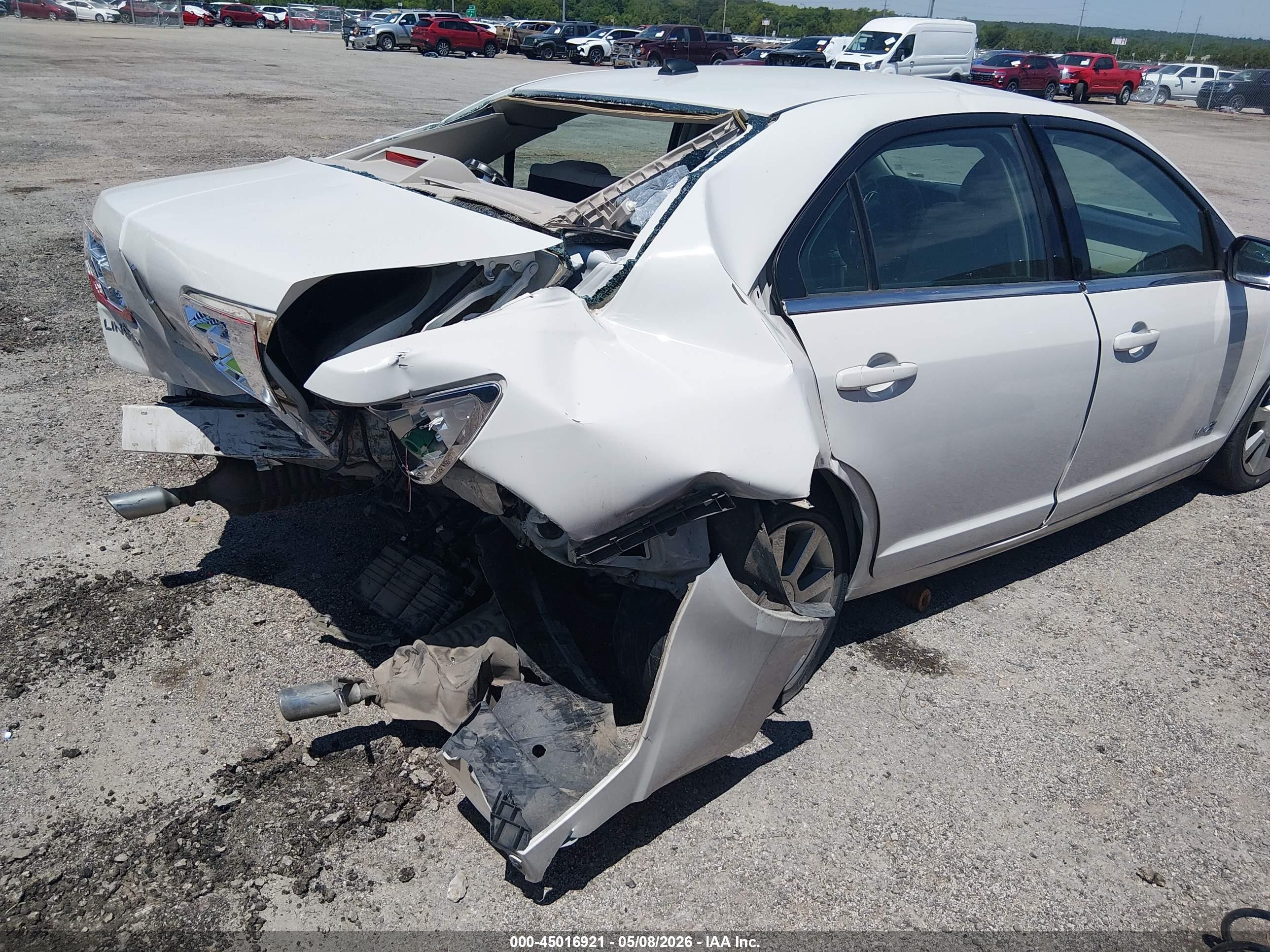 2008 Lincoln Mkz   Белый vin: 3LNHM26T38R628517