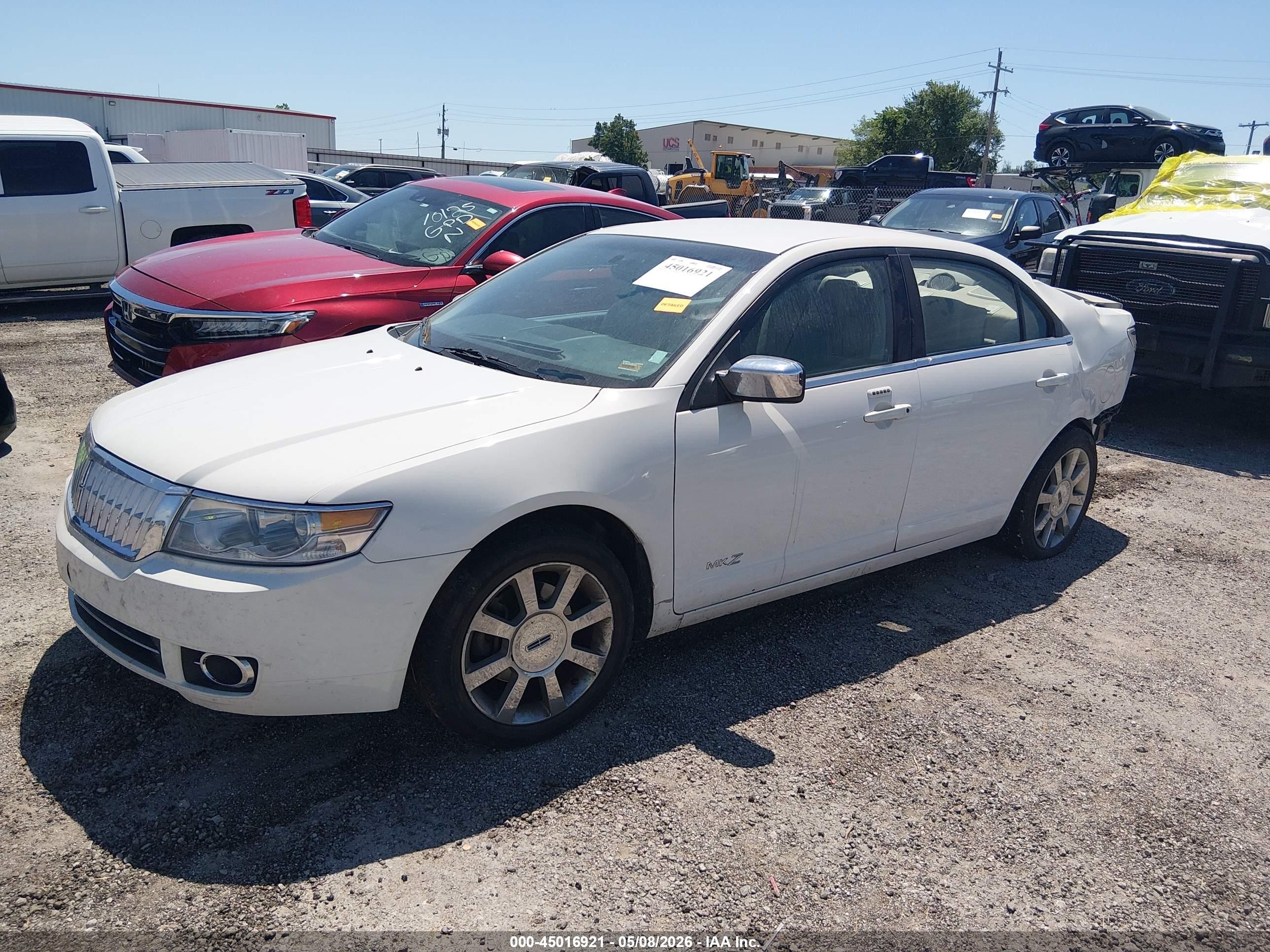 2008 Lincoln Mkz   Белый vin: 3LNHM26T38R628517