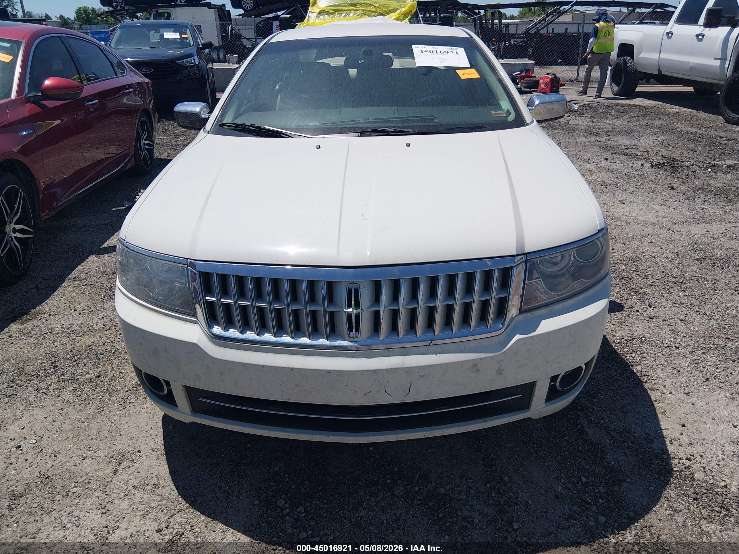 2008 Lincoln Mkz   Белый vin: 3LNHM26T38R628517