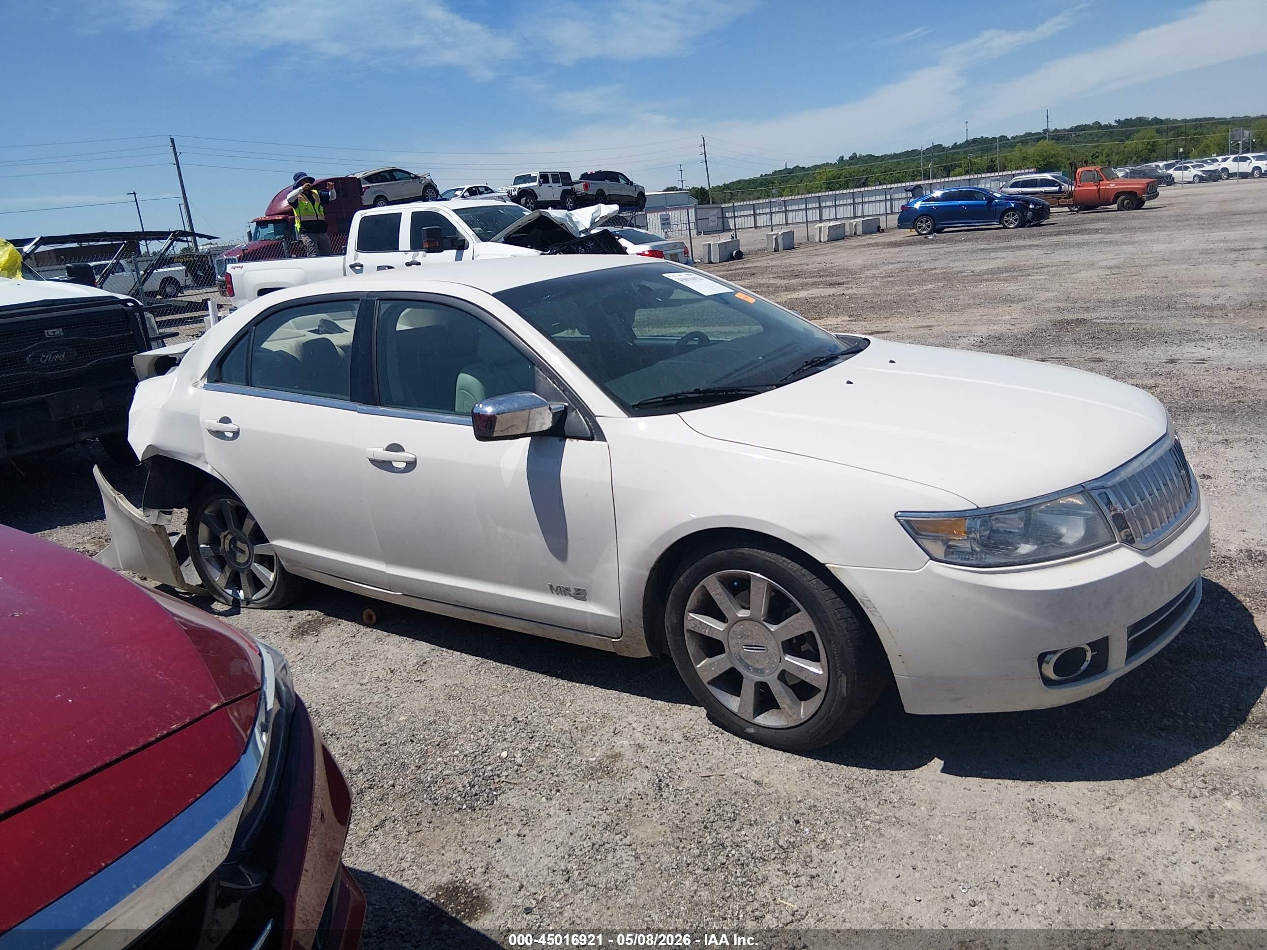 2008 Lincoln Mkz   Белый vin: 3LNHM26T38R628517