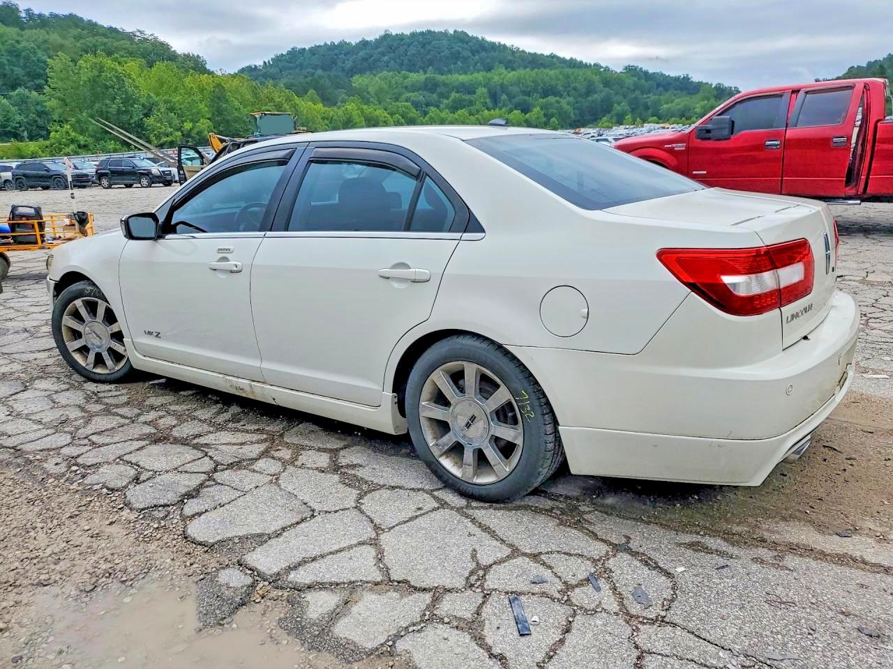 2008 Lincoln Mkz White vin: 3LNHM26T38R634298