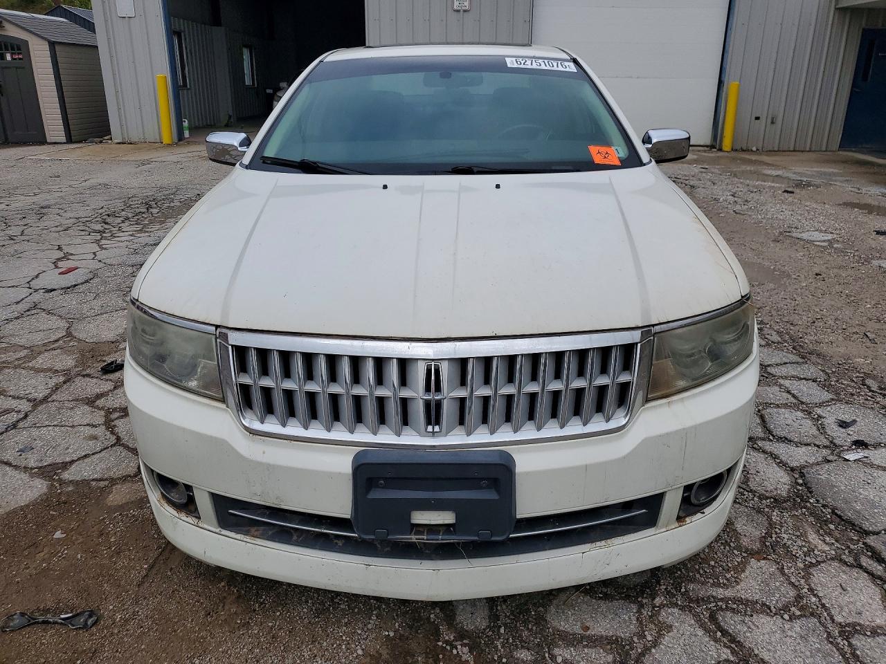 2008 Lincoln Mkz White vin: 3LNHM26T38R634298