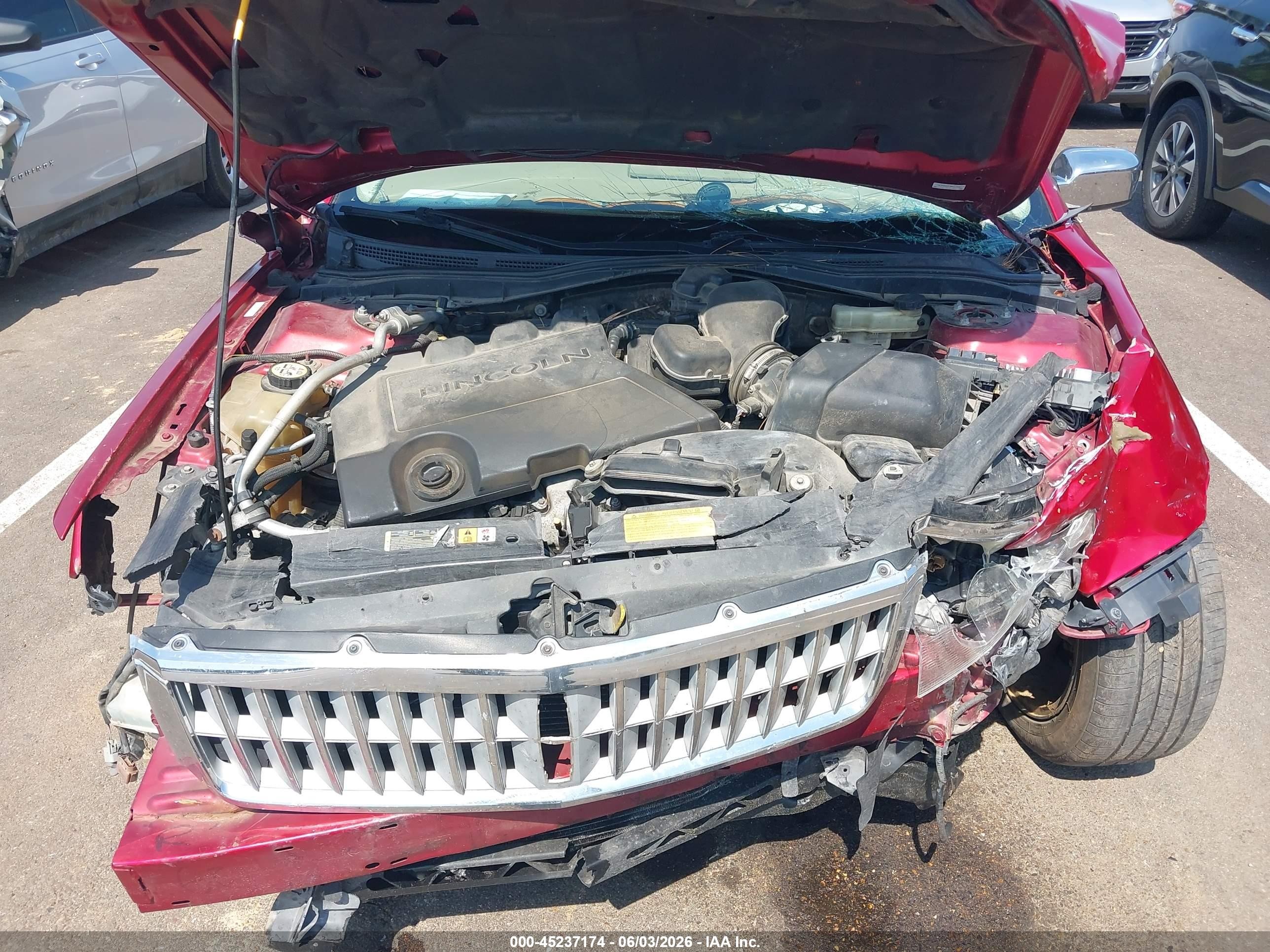 2008 Lincoln Mkz   Красный vin: 3LNHM26T38R665003