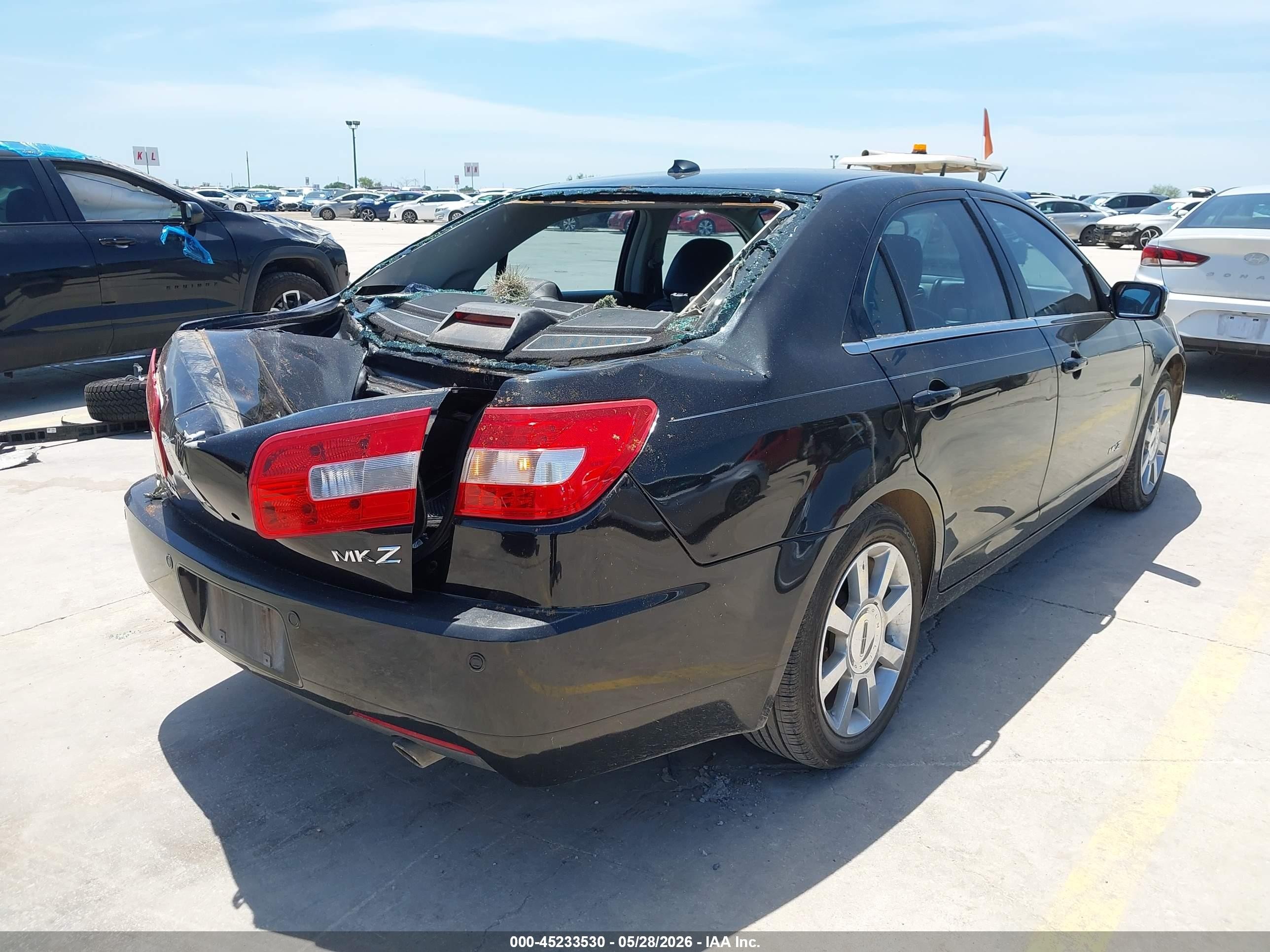 2009 Lincoln Mkz Black vin: 3LNHM26T39R620001