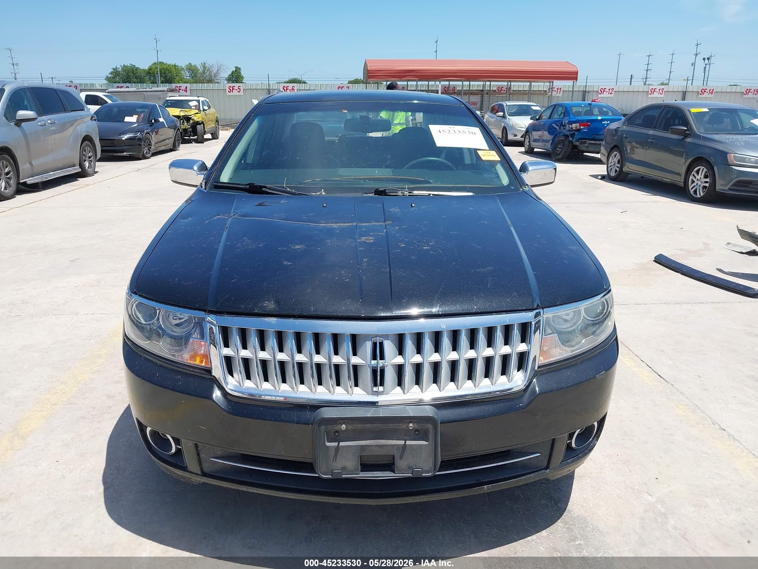 2009 Lincoln Mkz Black vin: 3LNHM26T39R620001