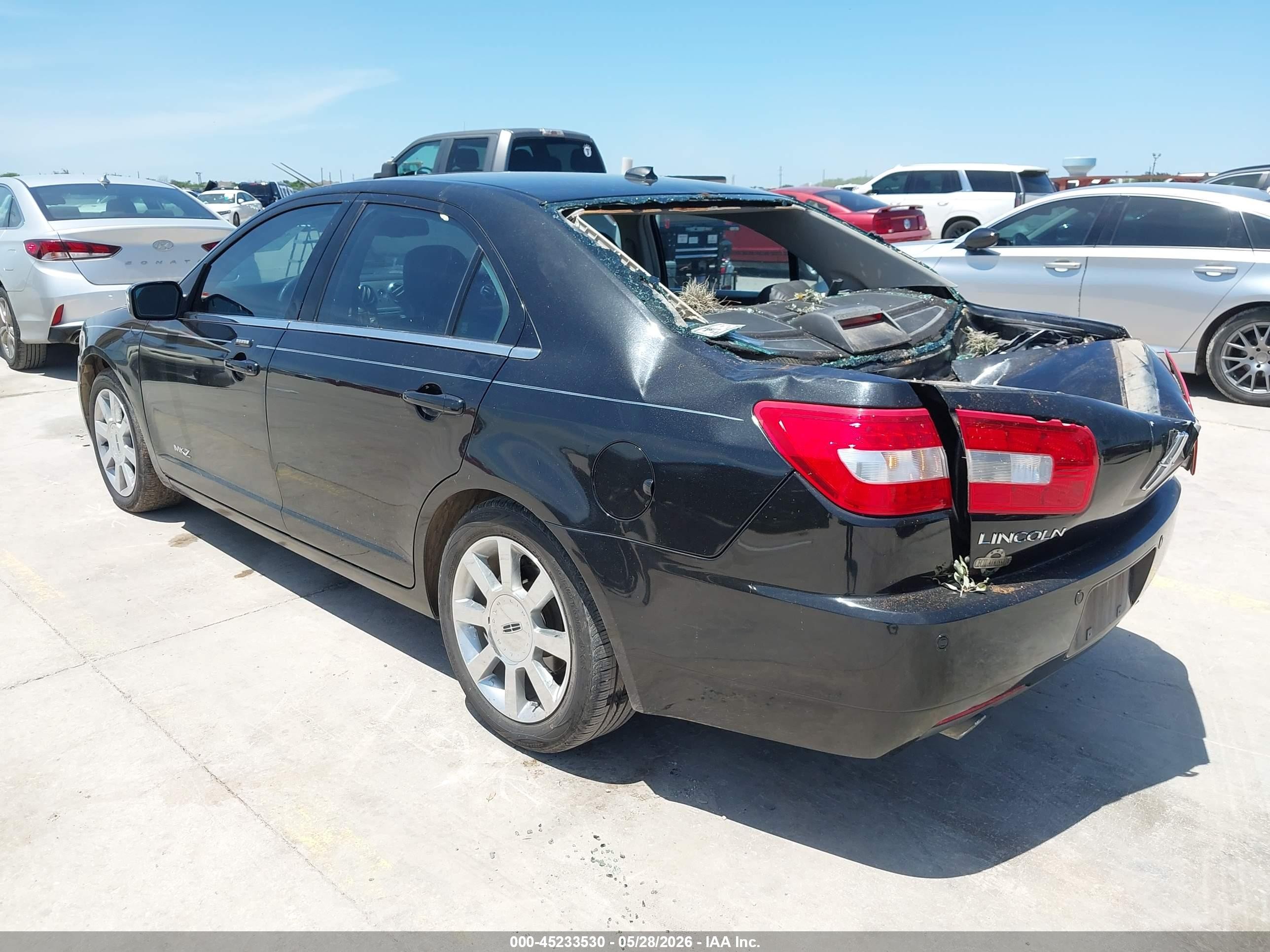 2009 Lincoln Mkz Black vin: 3LNHM26T39R620001