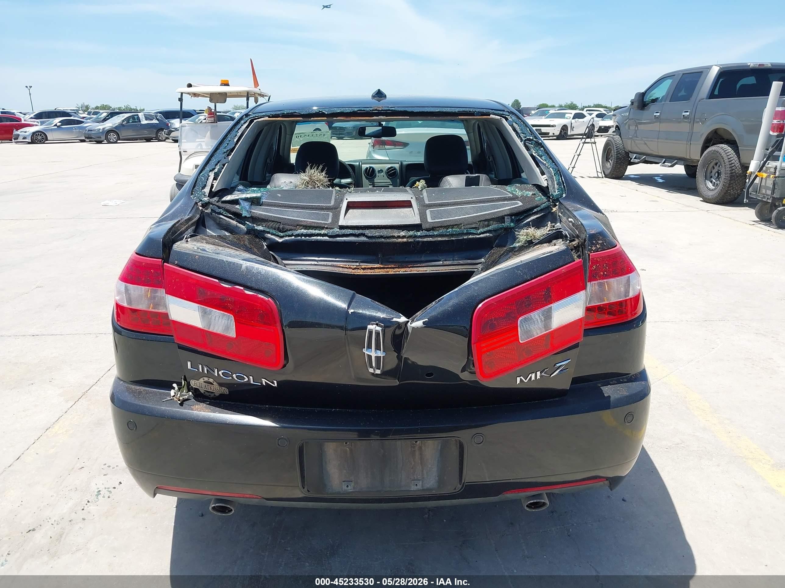 2009 Lincoln Mkz Black vin: 3LNHM26T39R620001