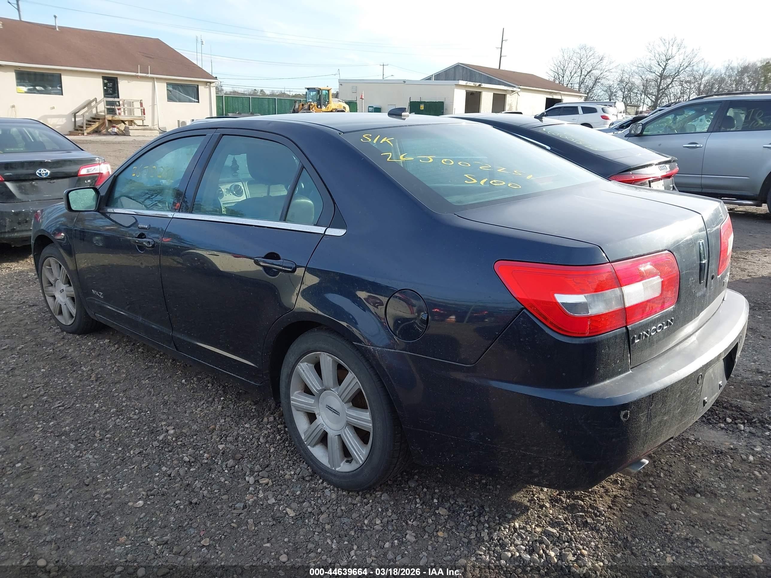 2009 Lincoln Mkz   Черный vin: 3LNHM26T39R626395