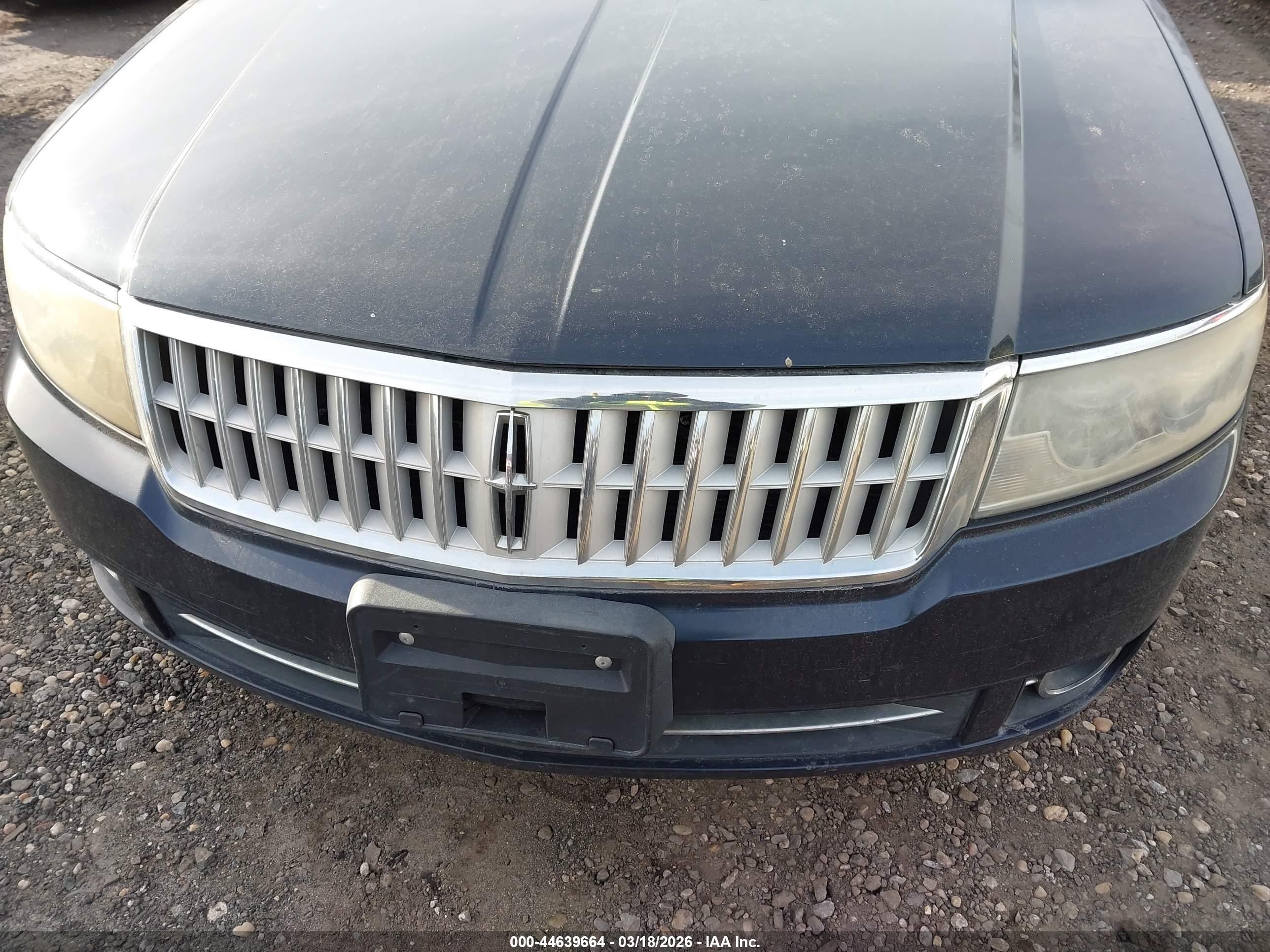 2009 Lincoln Mkz   Черный vin: 3LNHM26T39R626395