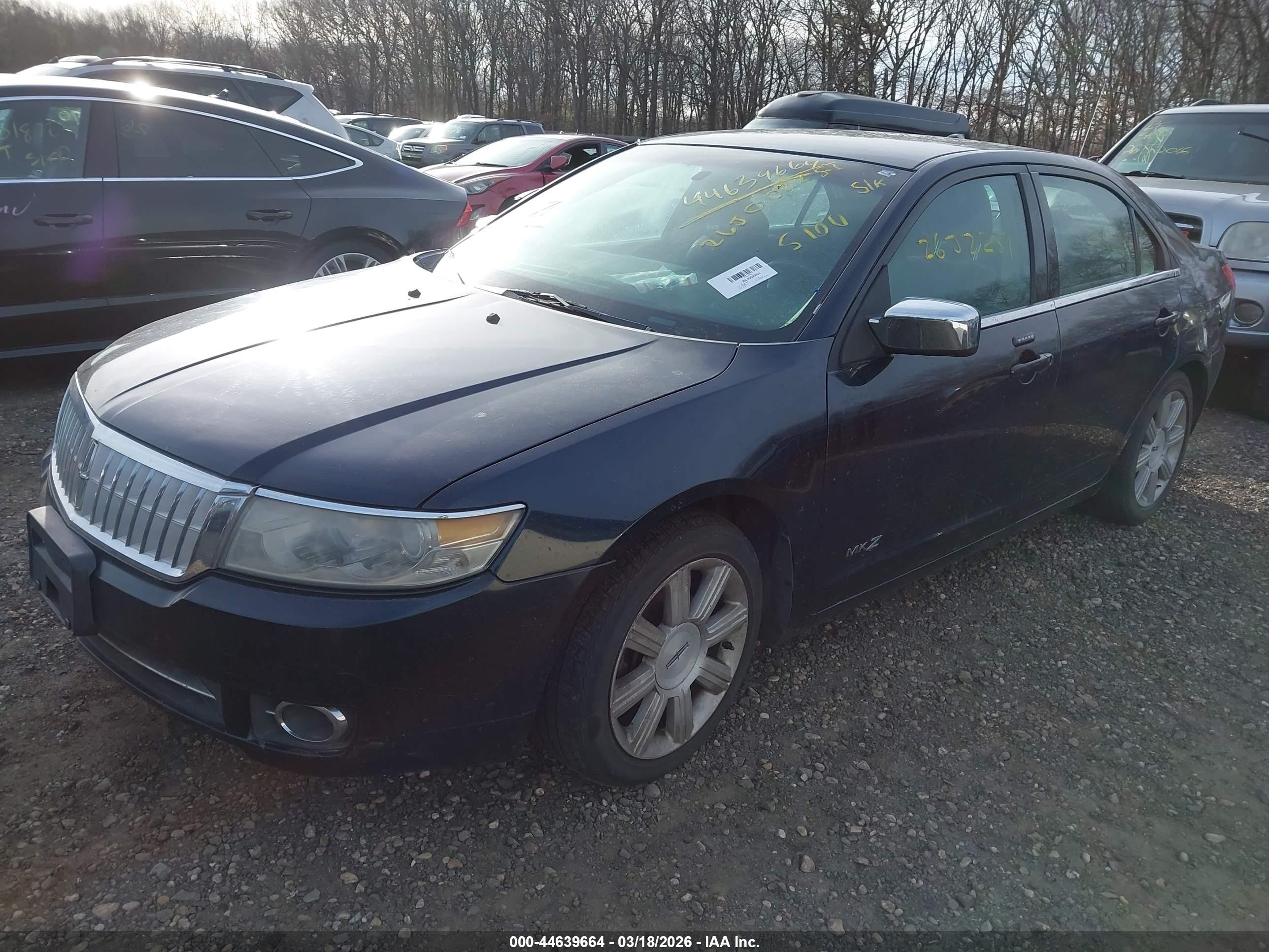2009 Lincoln Mkz   Черный vin: 3LNHM26T39R626395