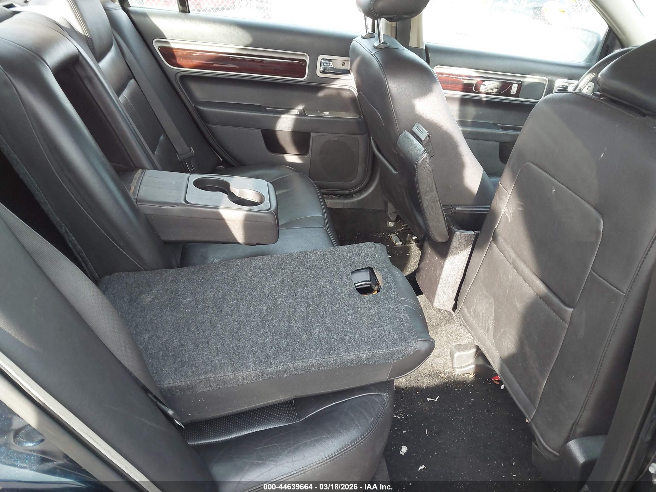 2009 Lincoln Mkz   Черный vin: 3LNHM26T39R626395