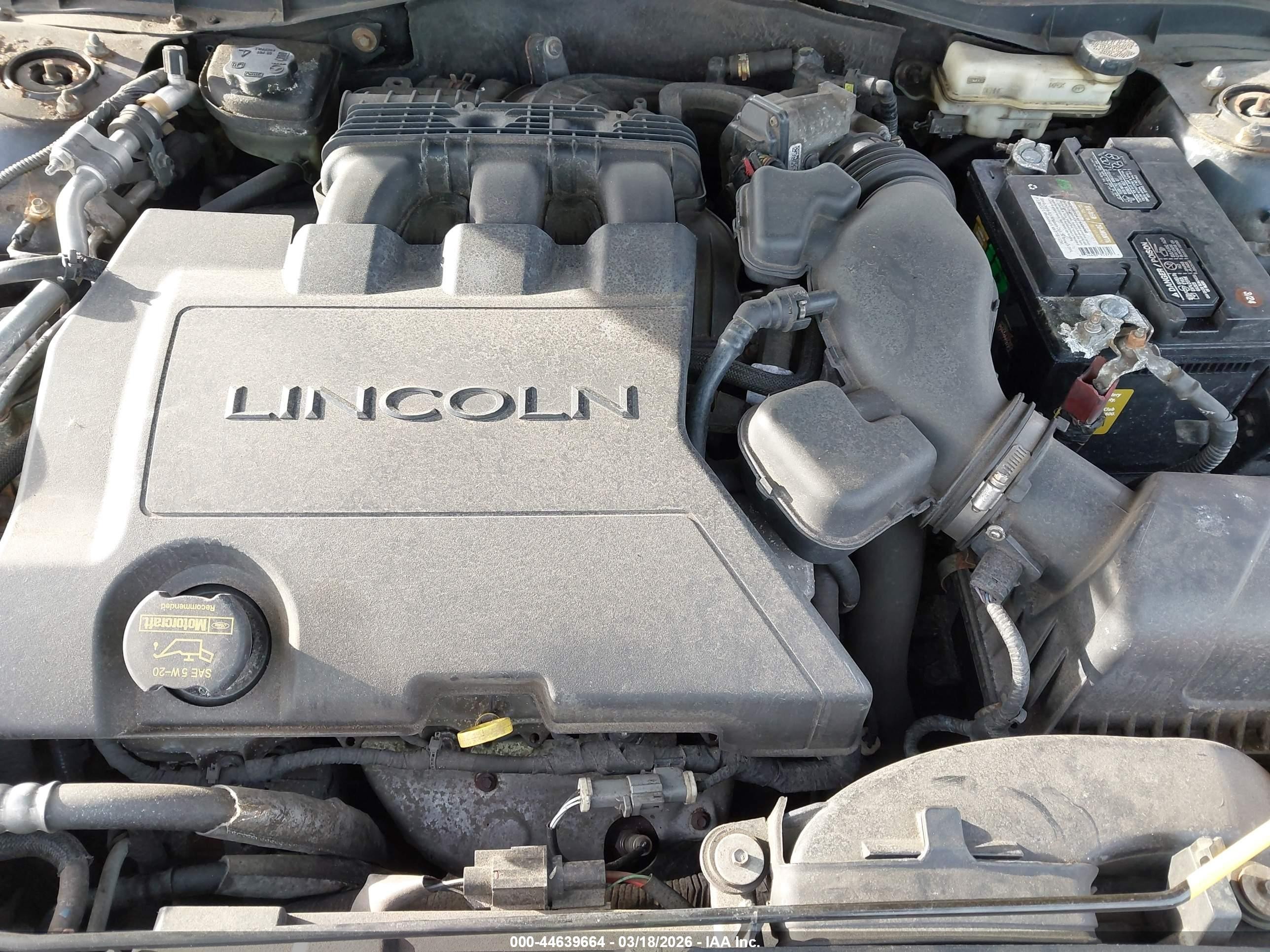 2009 Lincoln Mkz   Черный vin: 3LNHM26T39R626395