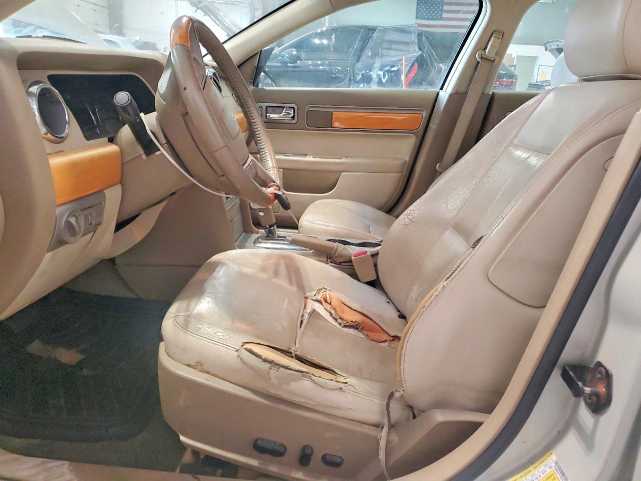 2007 Lincoln Mkz Cream vin: 3LNHM26T47R625544