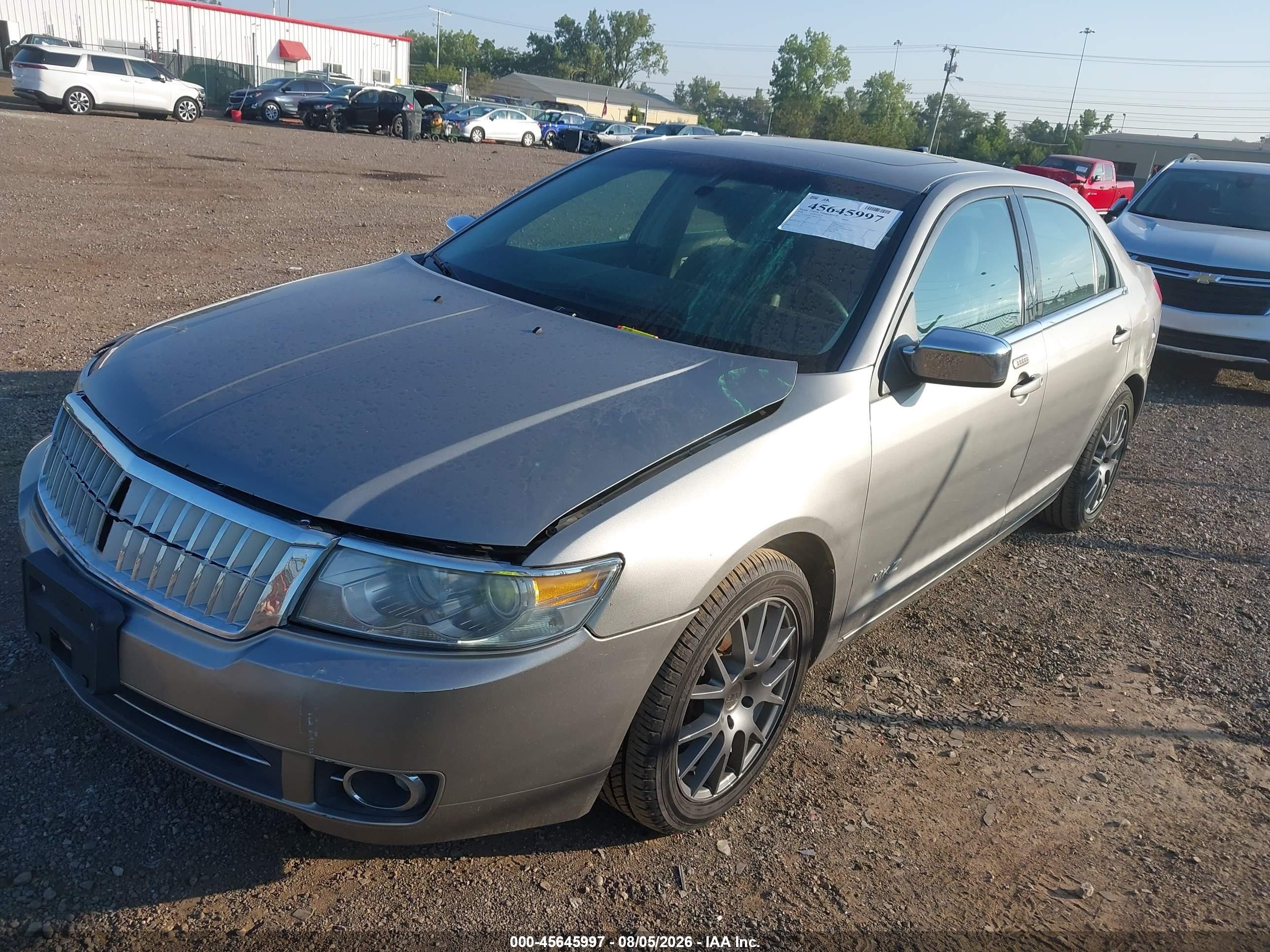2008 Lincoln Mkz   Gold vin: 3LNHM26T48R650770